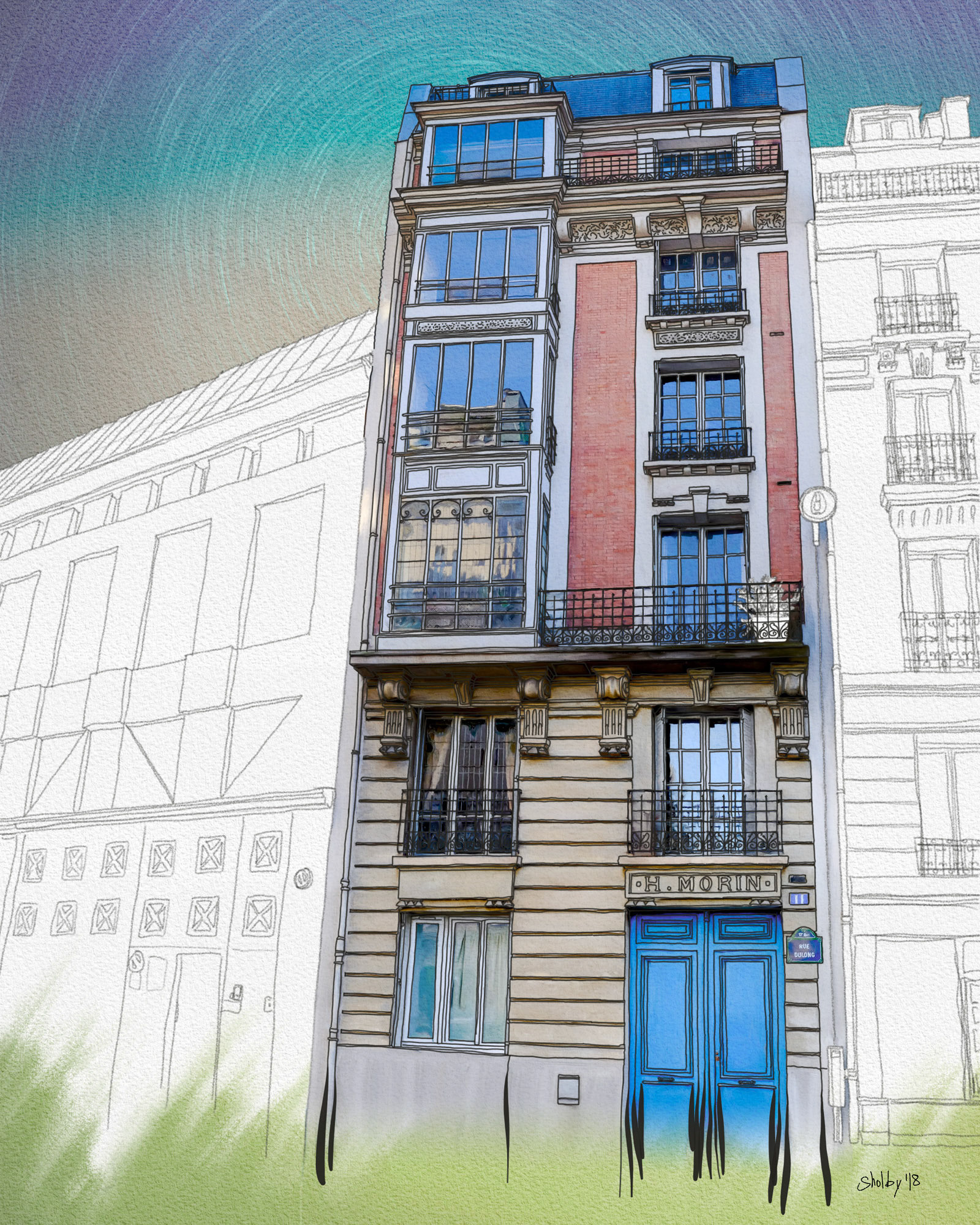 Rue Dulong (50x40)