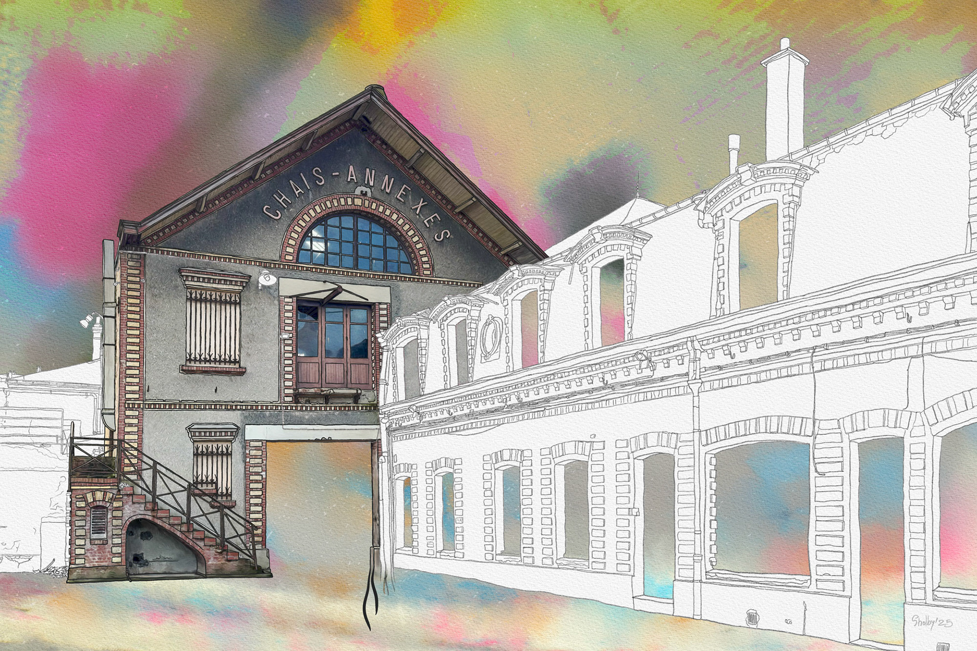 Fécamp - Rue Gustave Nicole (40x60)