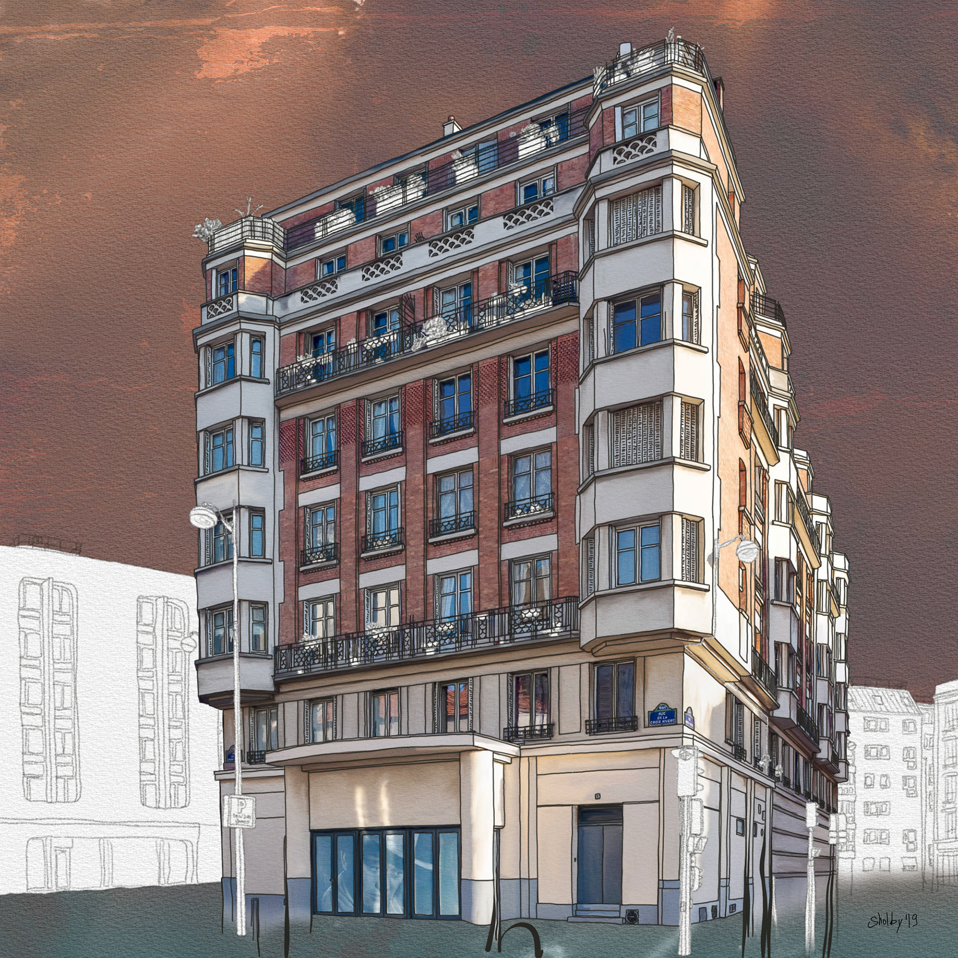 Rue de la Croix Nivert (50x50)