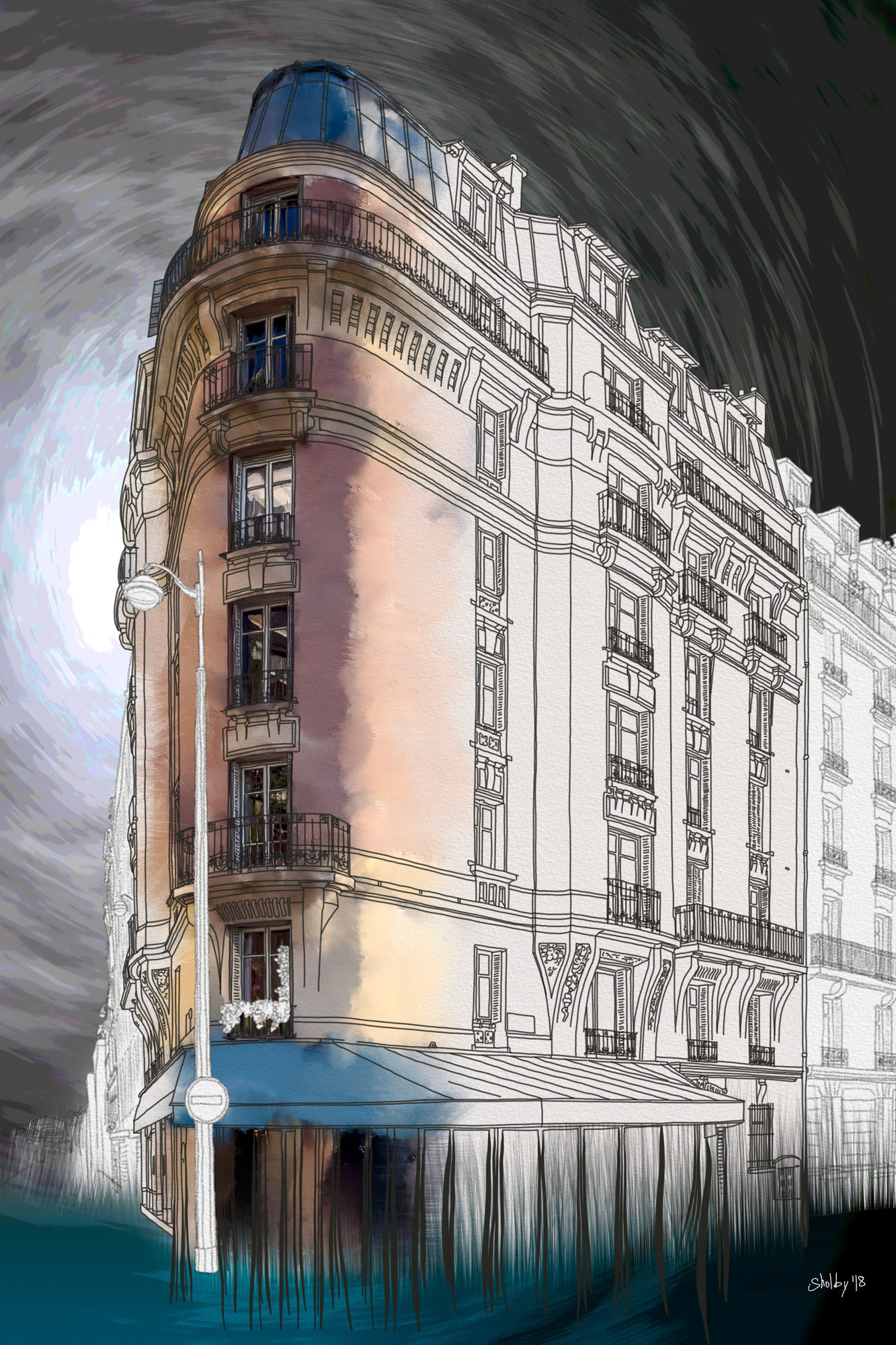 Rue Sextius Michel (60x40)