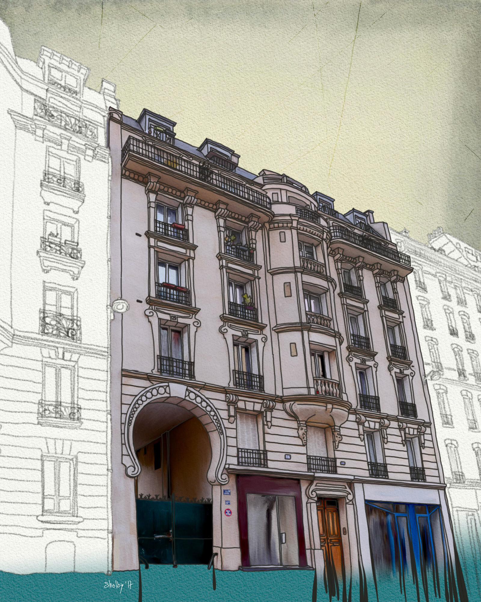 Rue Bardinet (50x40)