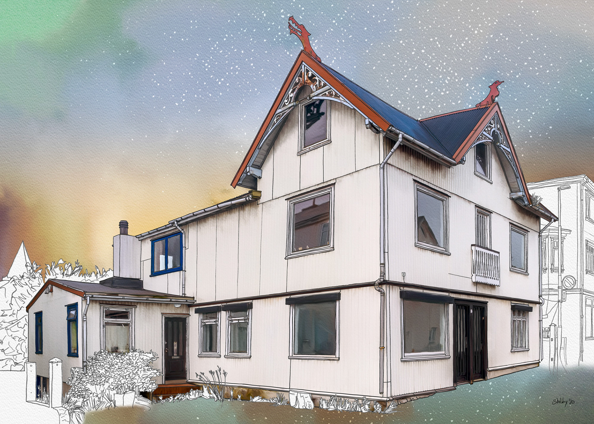 Tórshavn 17 (50x70)