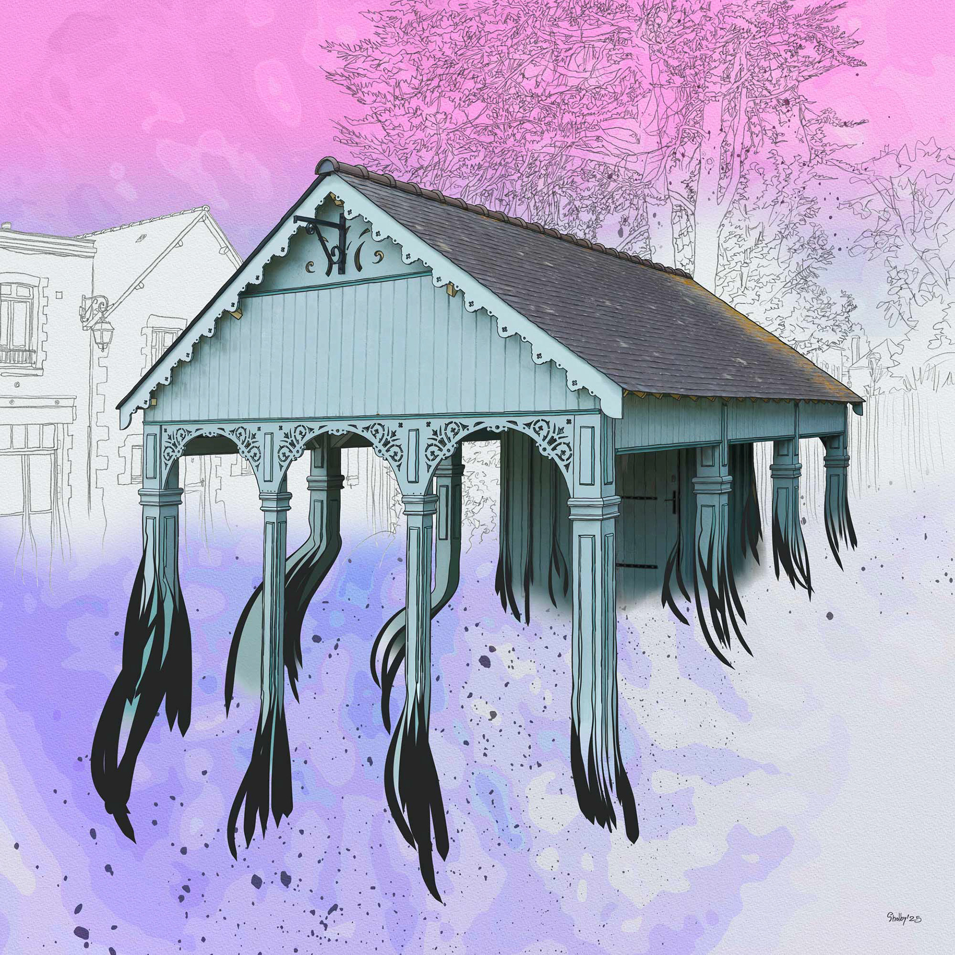 Saint-Lunaire - Place Hexham (70x70)