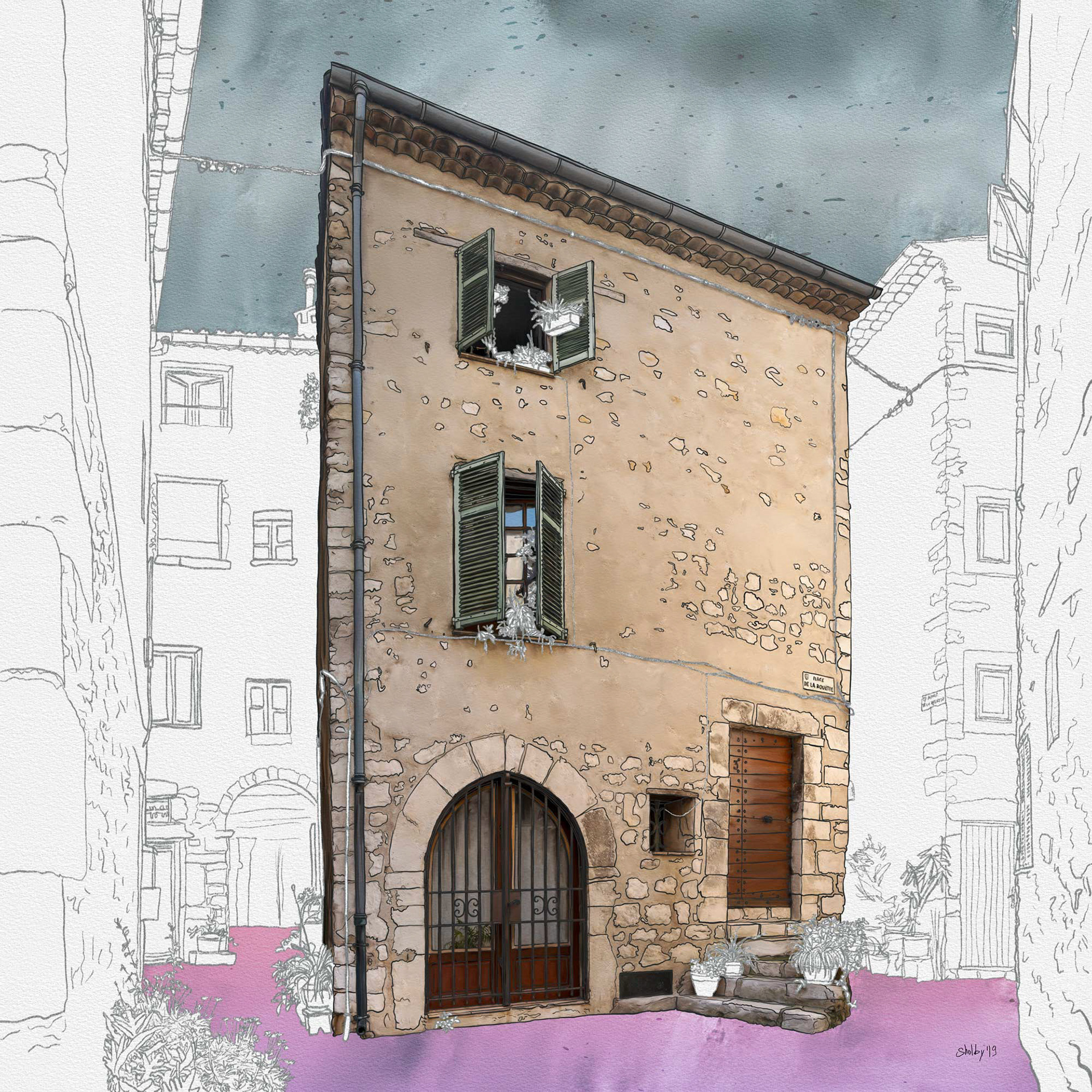 Place de la Rouette (70x70)
