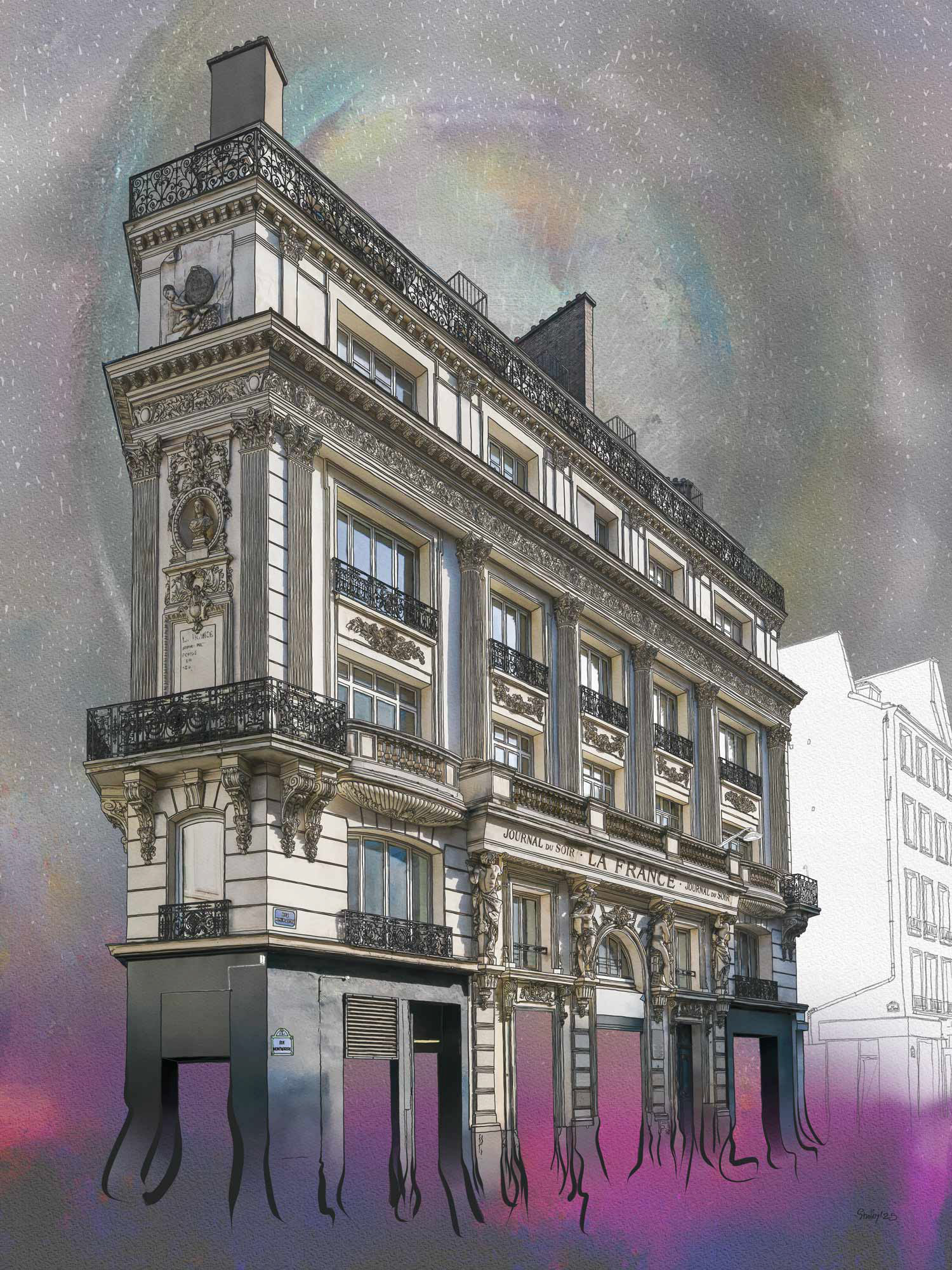 Rue Montmartre (80x60)