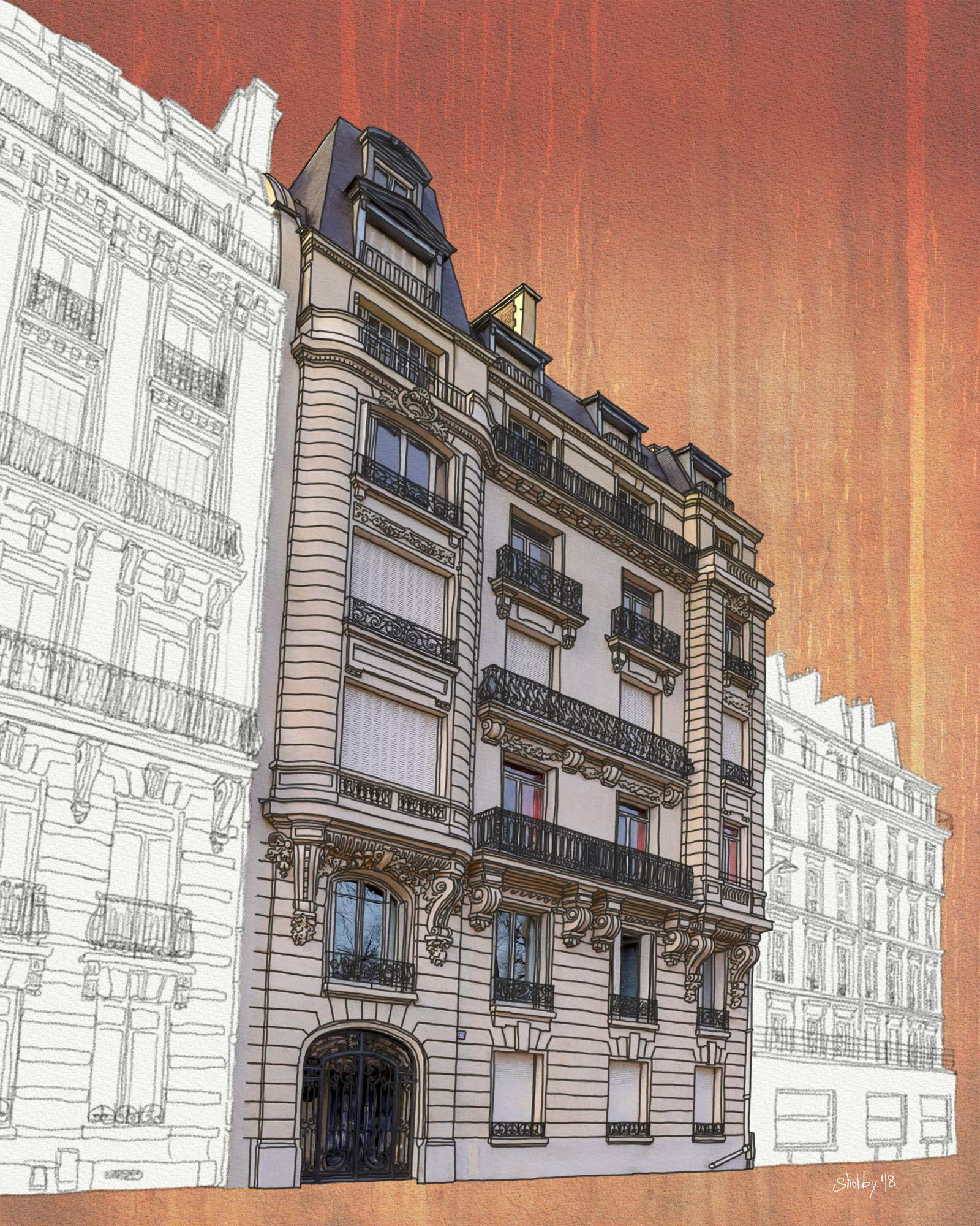 Rue Guynemer /2 (50x40)