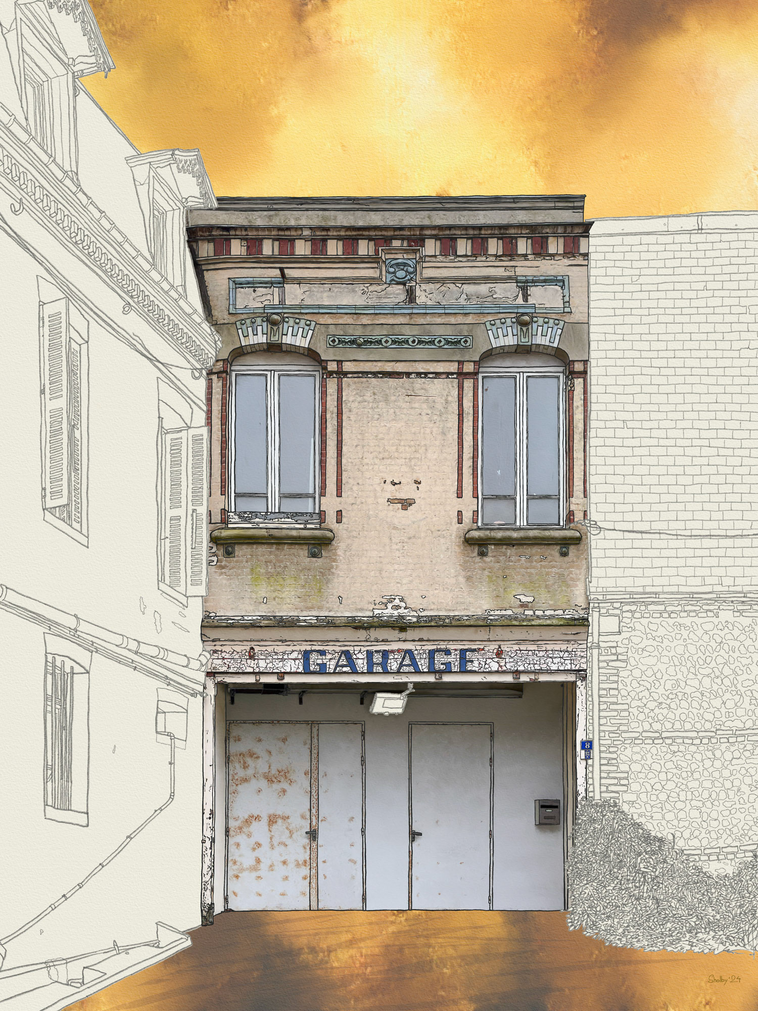 Étretat - Avenue George V (80x60)