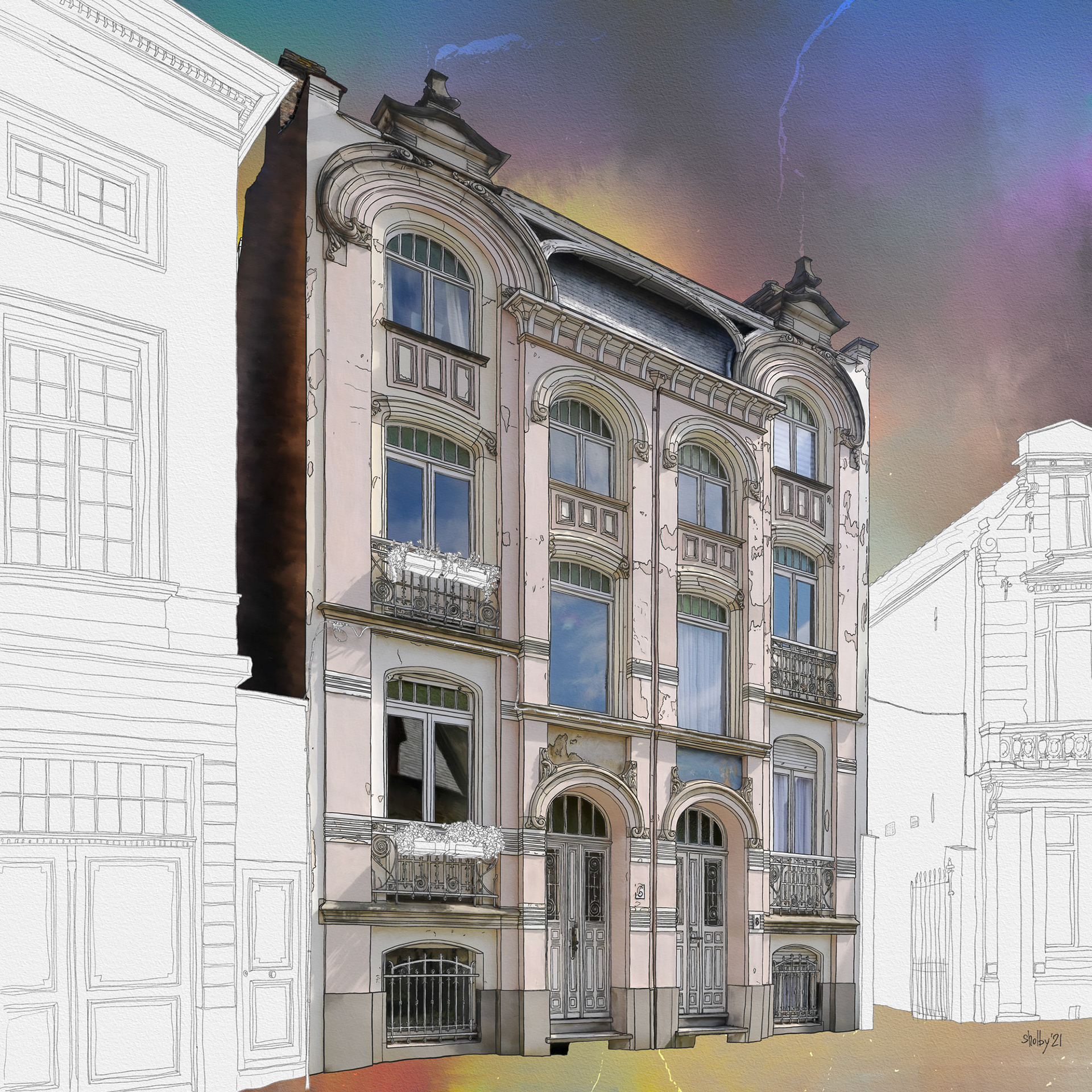 Brugge - O.L. Vrouwekerkhof-Zuid (70x70)