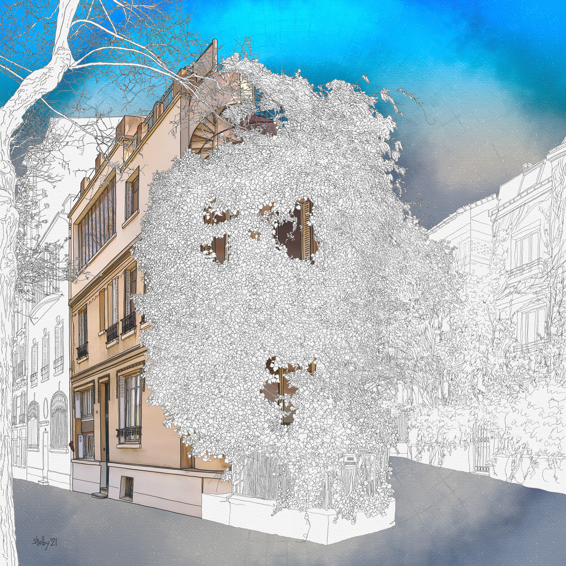 Avenue Reille /2 (60x60)