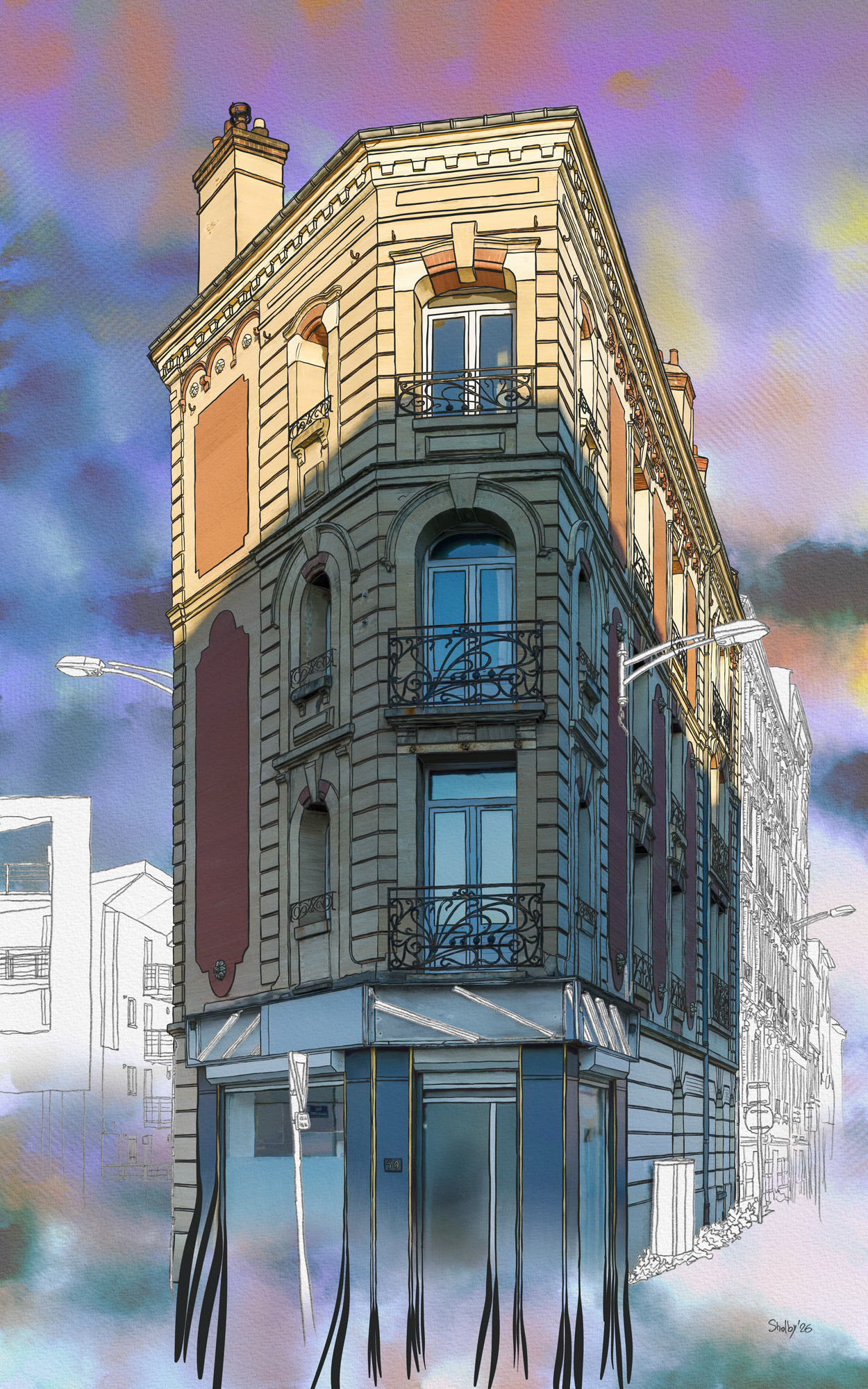 Le Havre - rue Michelet 3 (80x50)