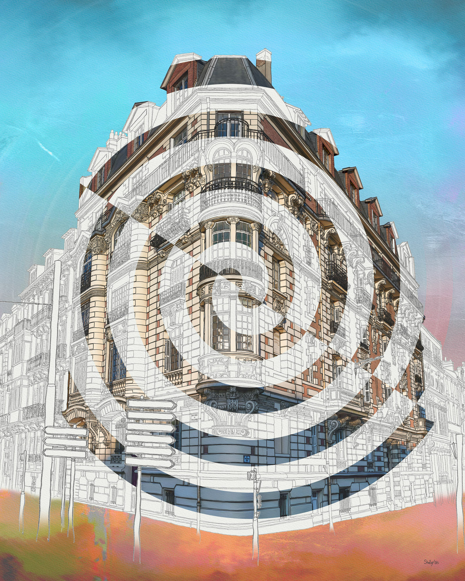 Le Havre - boulevard de Strasbourg 2 (100x80)