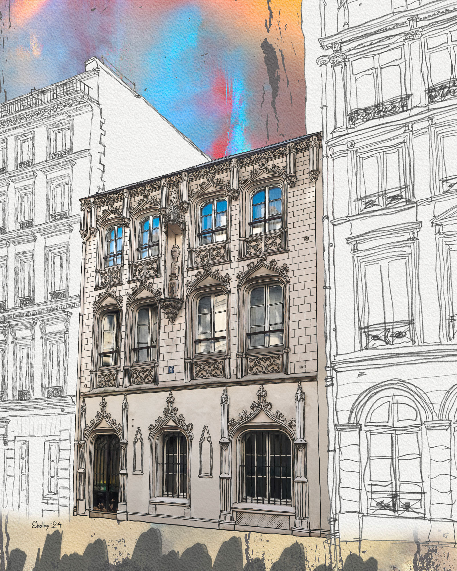 Rue de Navarin (50x40)