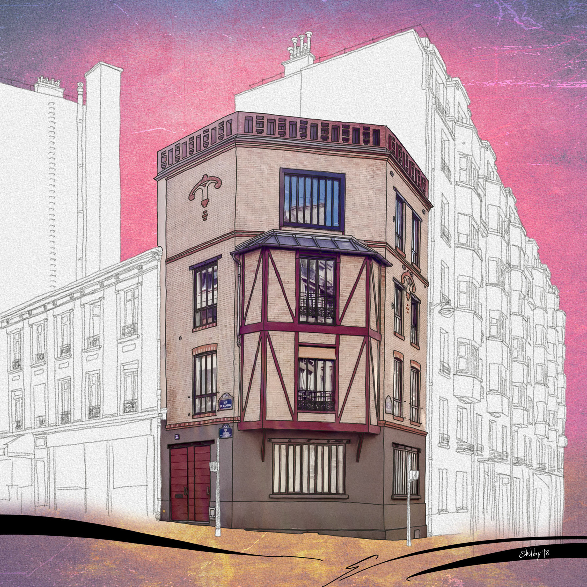 Rue de Dantzig (50x50)