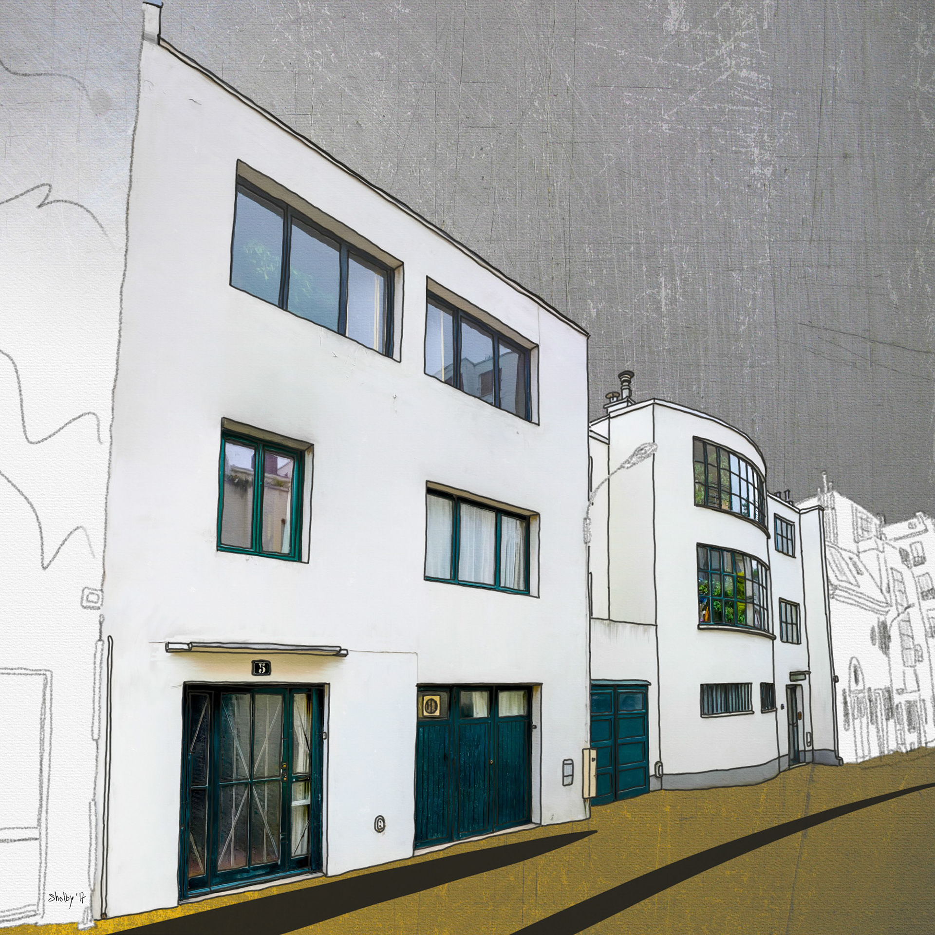 Villa Seurat /2 (60x60)