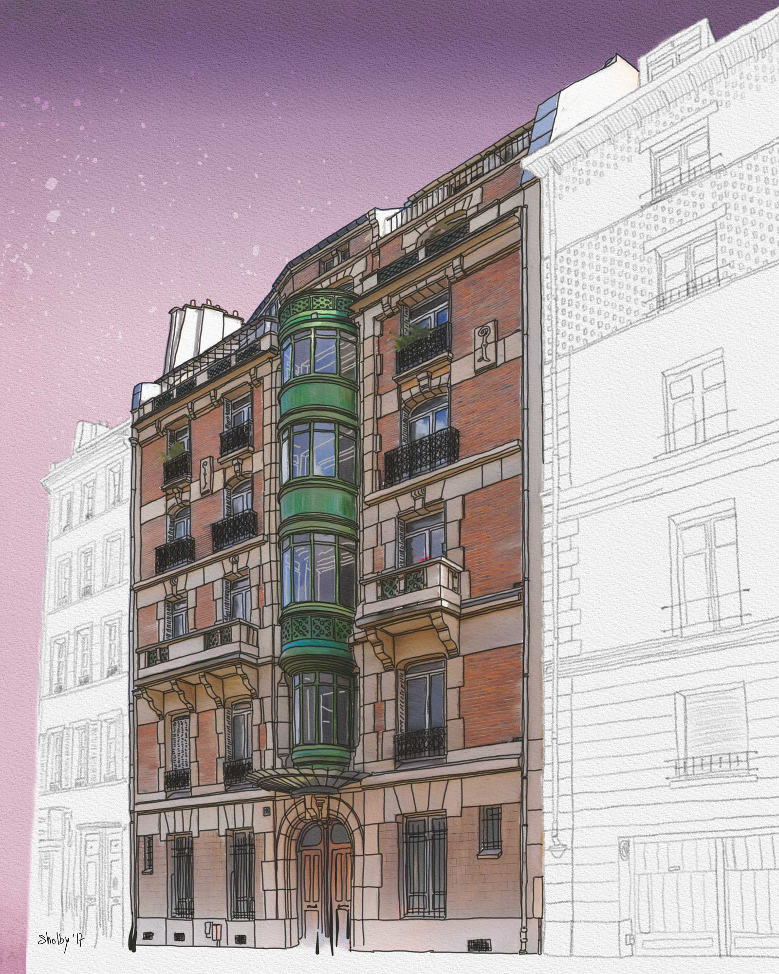 Rue de Vaugirard /1 (50x40)