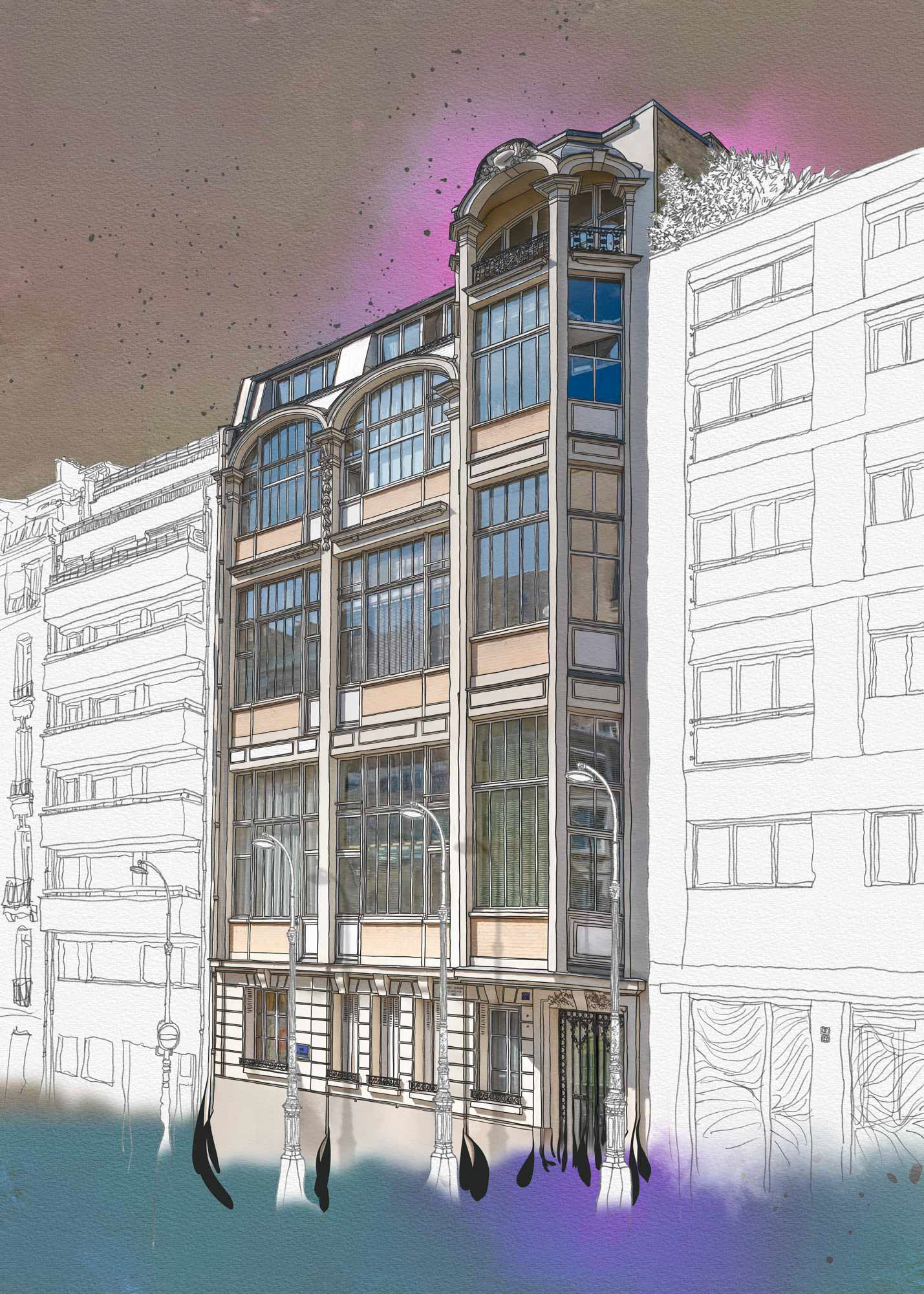 Rue Beethoven 1 (70x50)