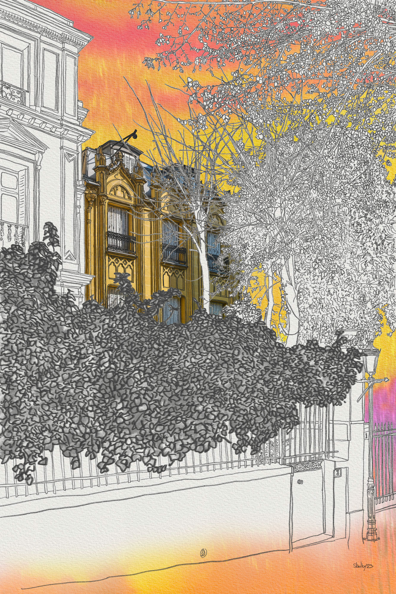 Avenue Frochot 2 (60x40)