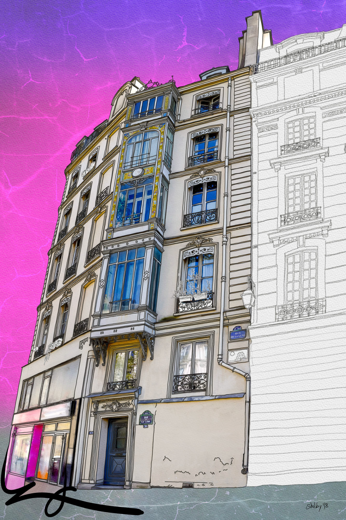 Rue de la Lune /2 (60x40)