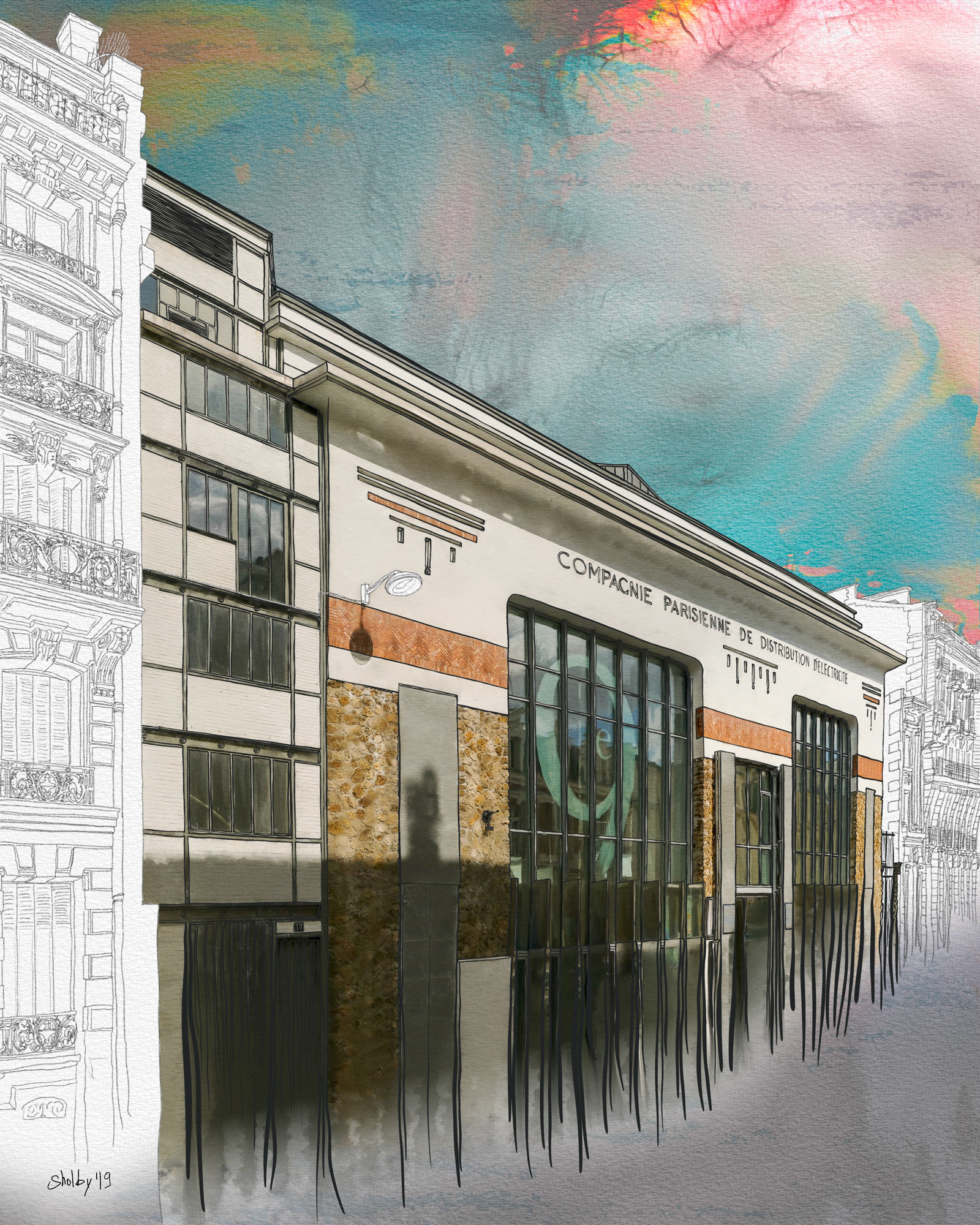 Rue de la Tour des Dames (50x40)