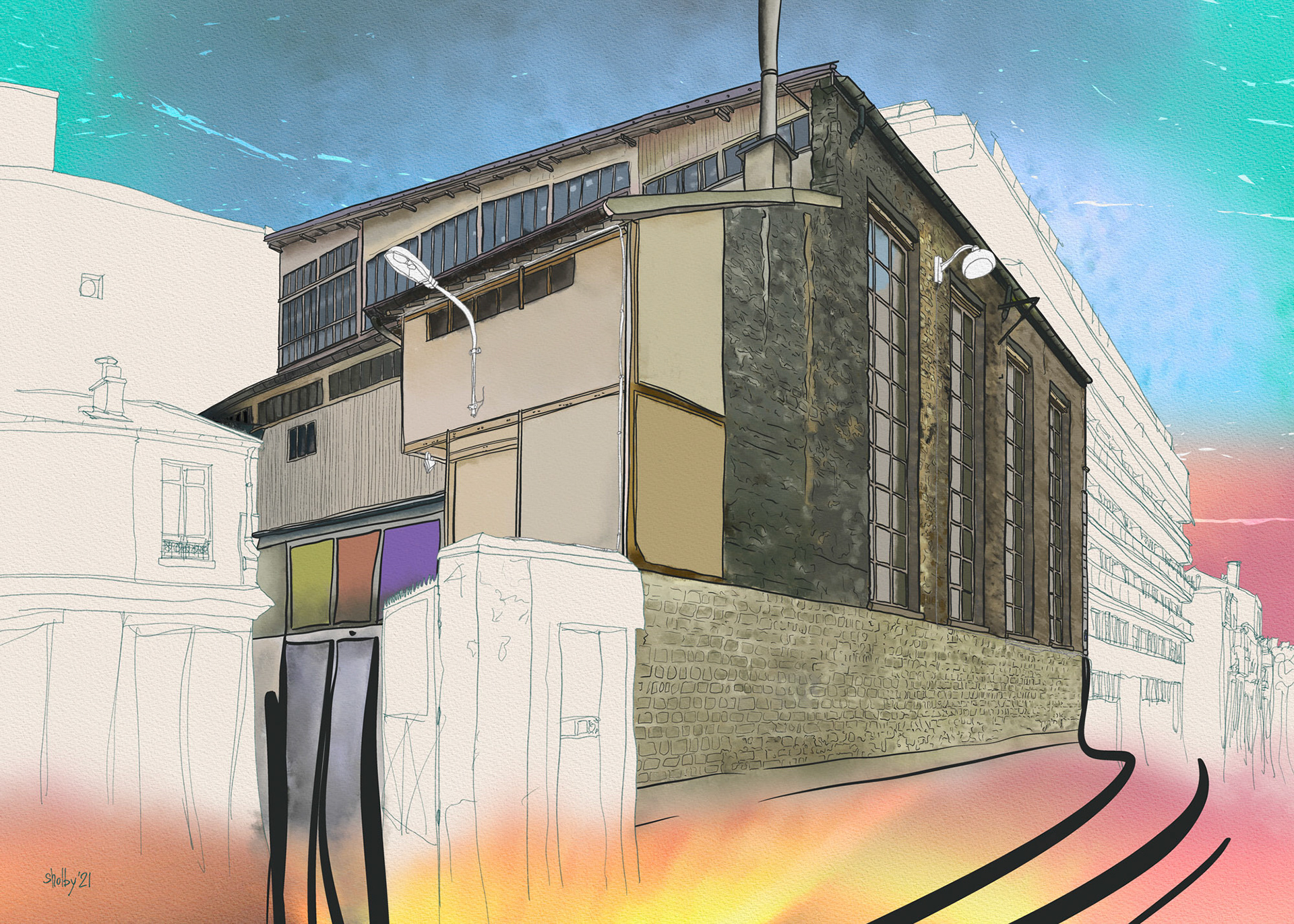 Rue de Châtillon (50x70)