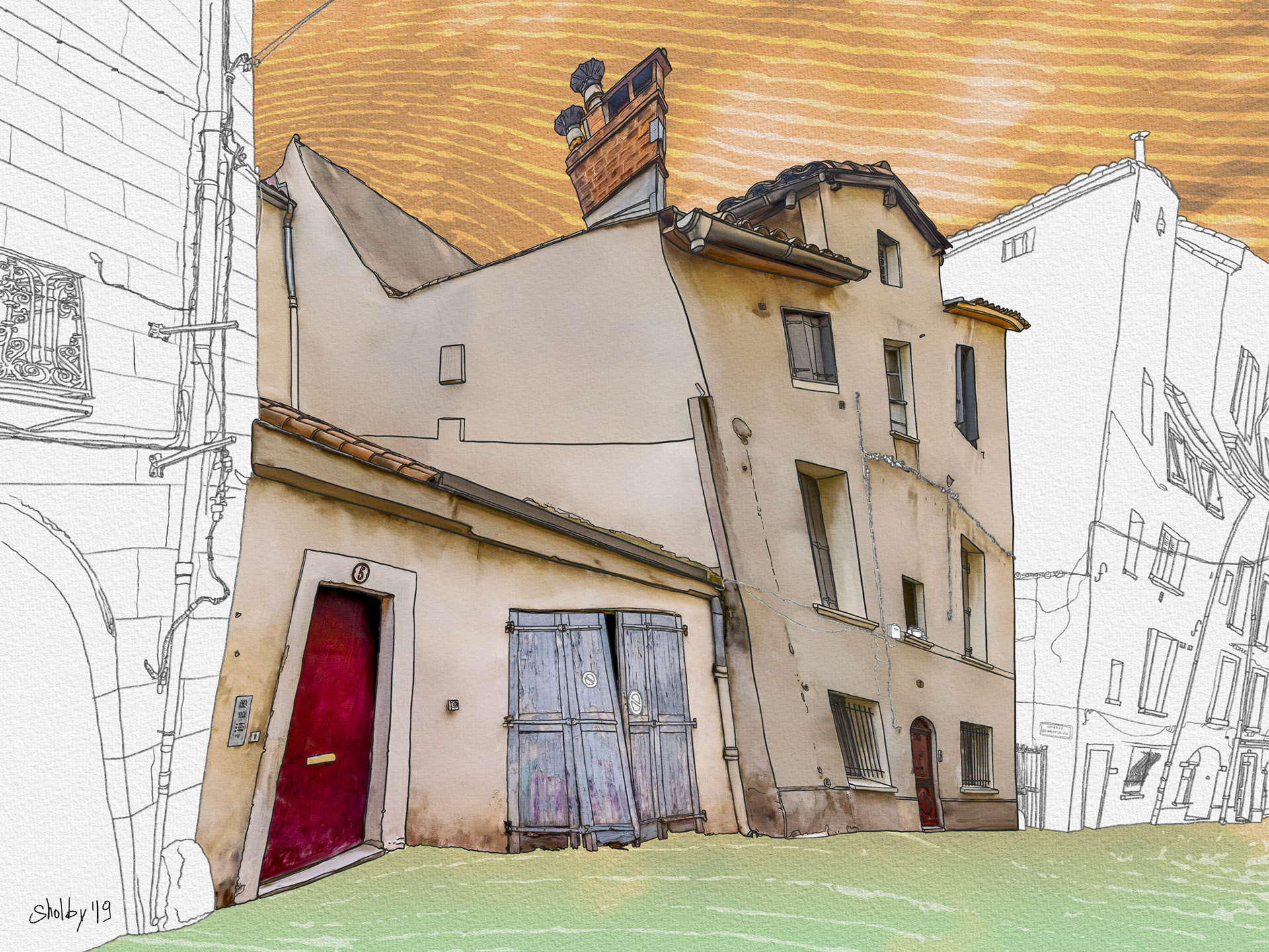 Rue des Multipliants (30x40)