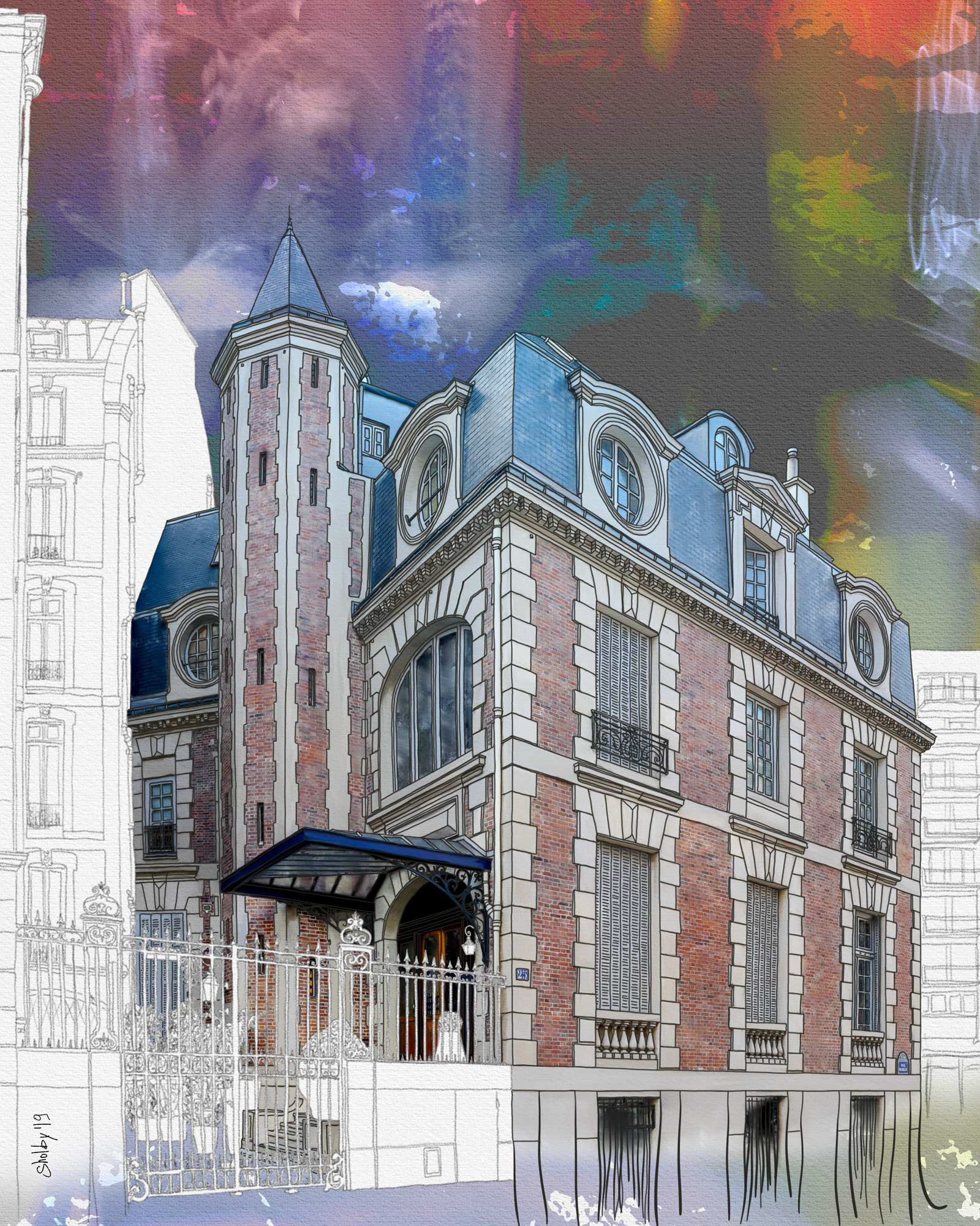 Rue Murillo /2 (50x40)