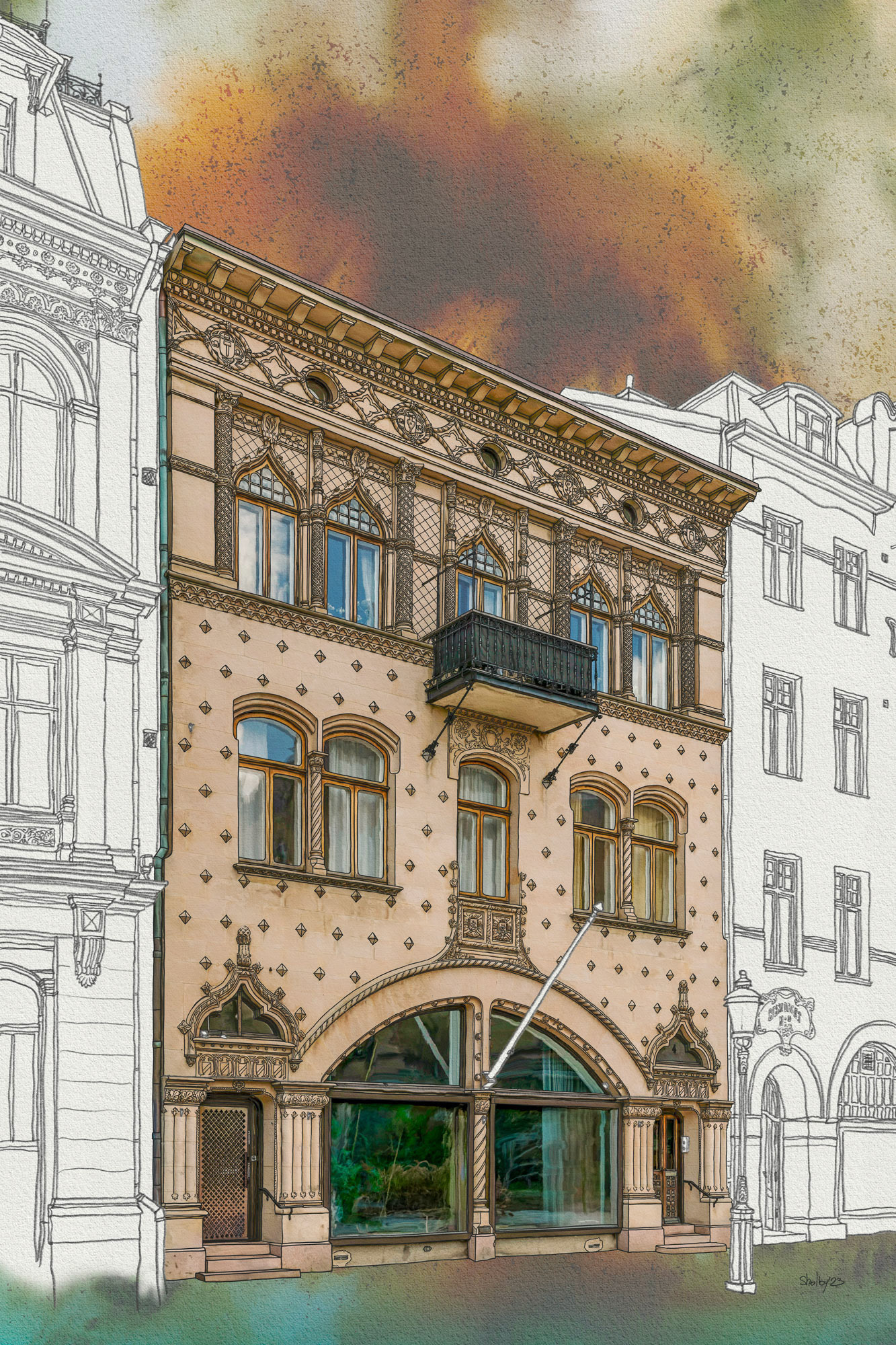 Lund - Bantorget (60x40)