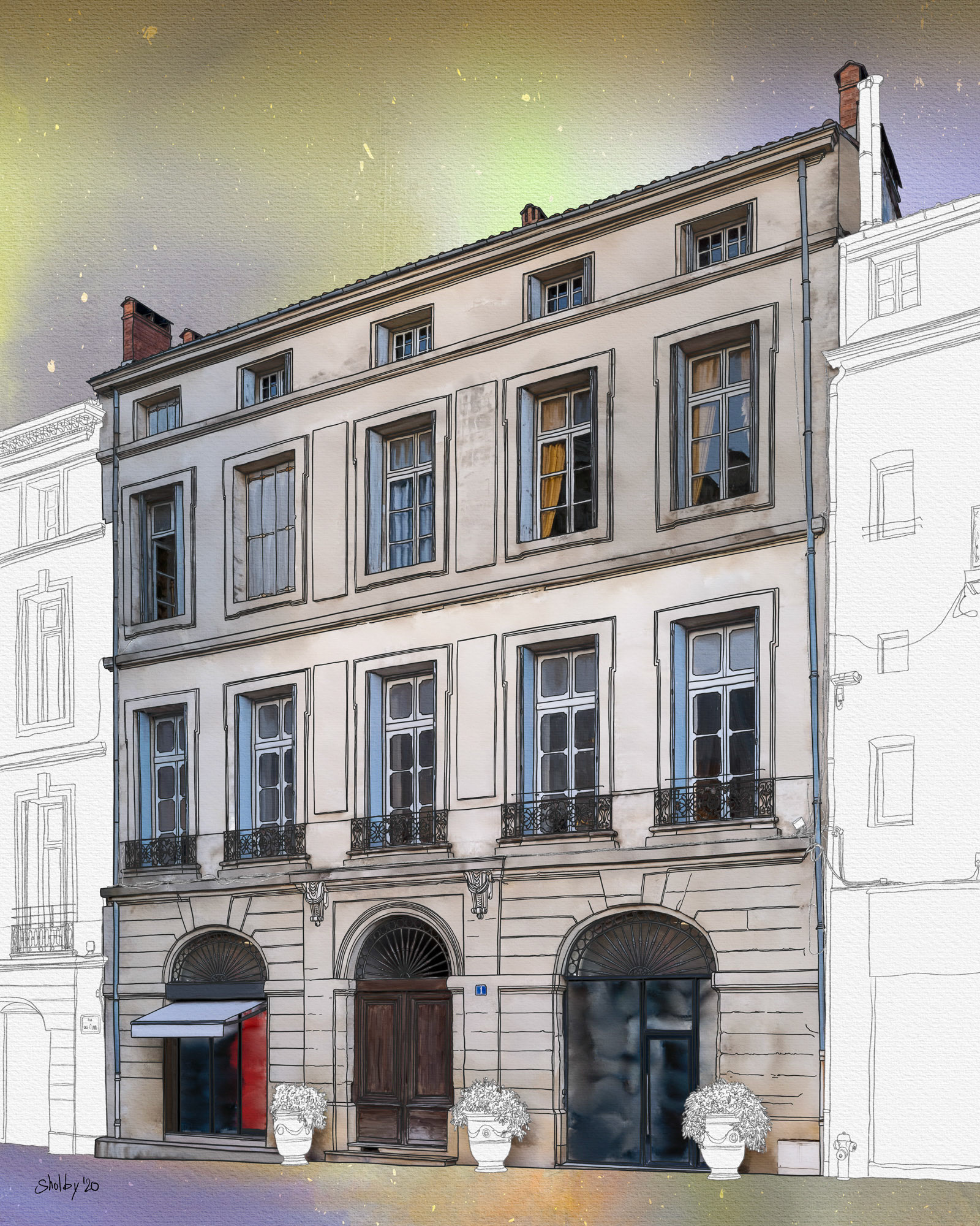 Place de la Comédie (50x40)