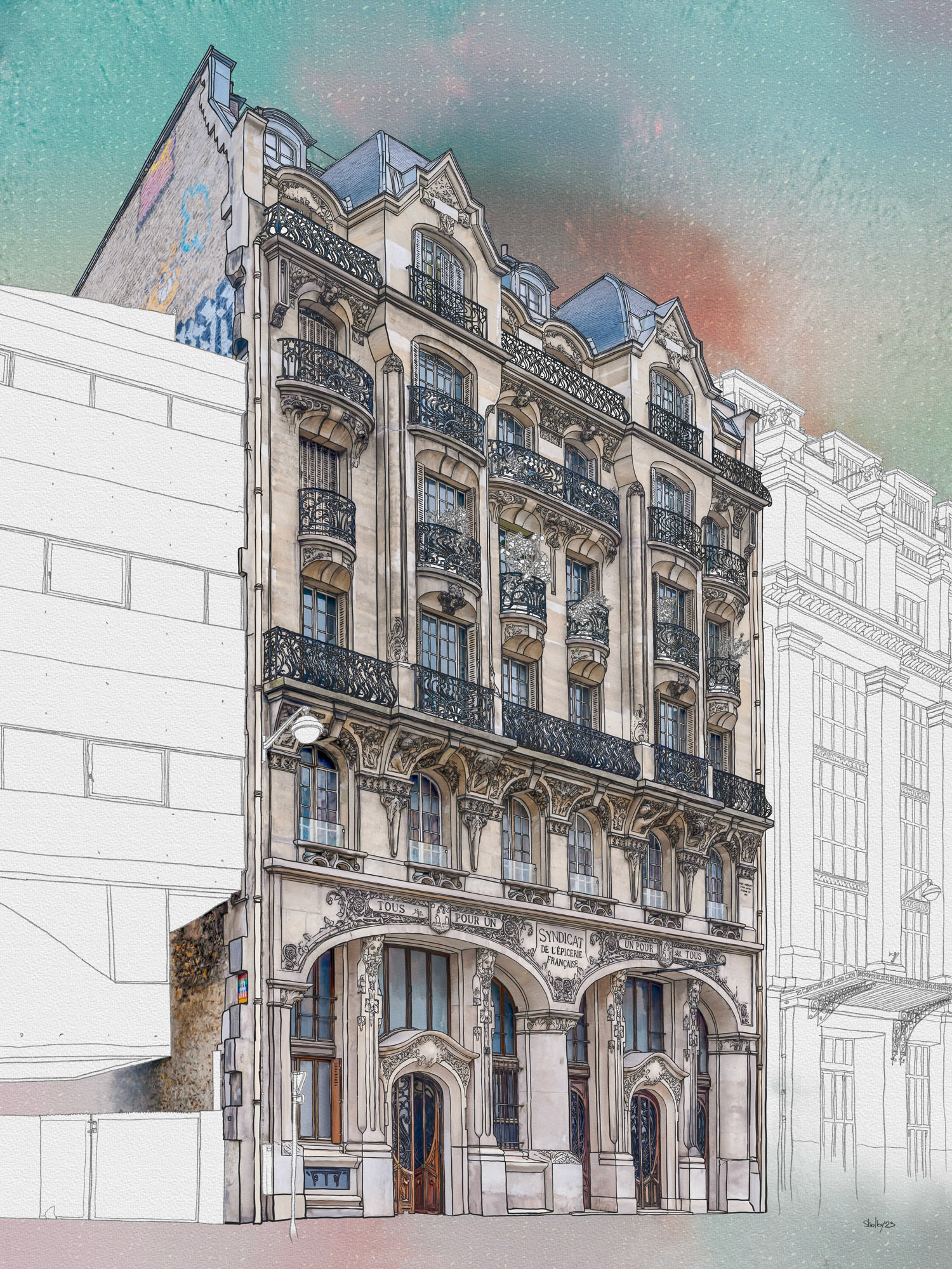 Rue du Renard (80x60)