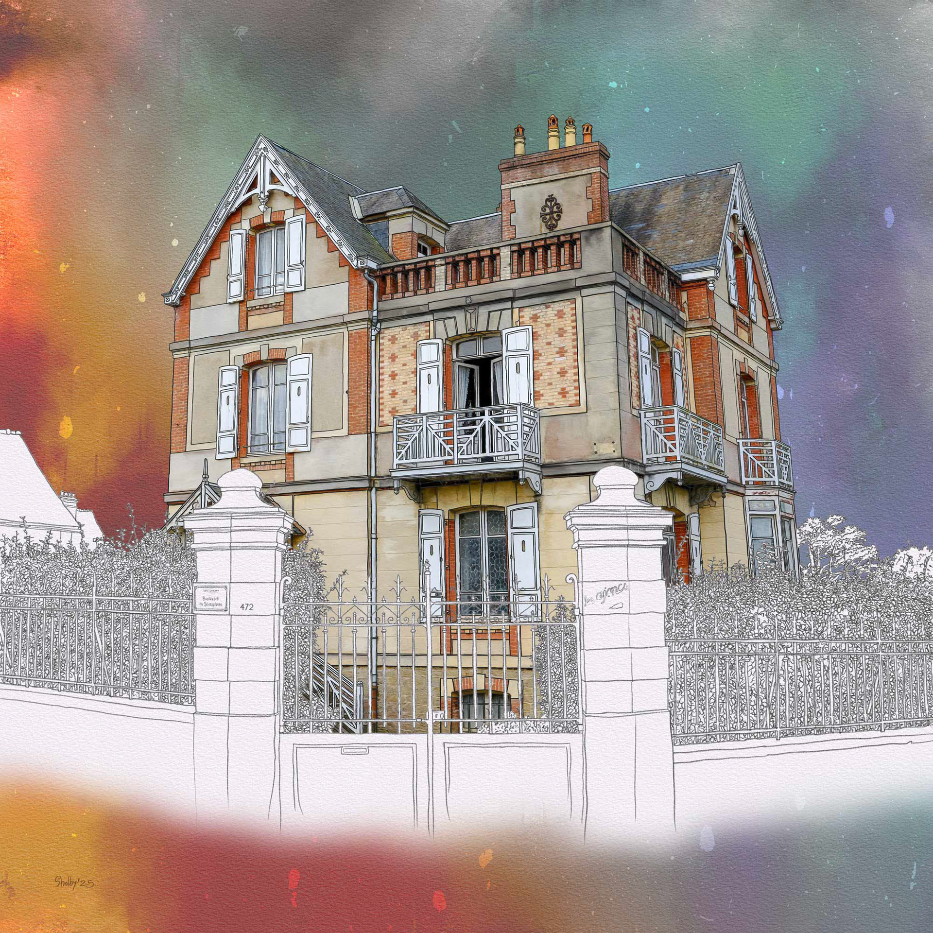 Saint-Lunaire - Boulevard du Sémaphore (60x60)