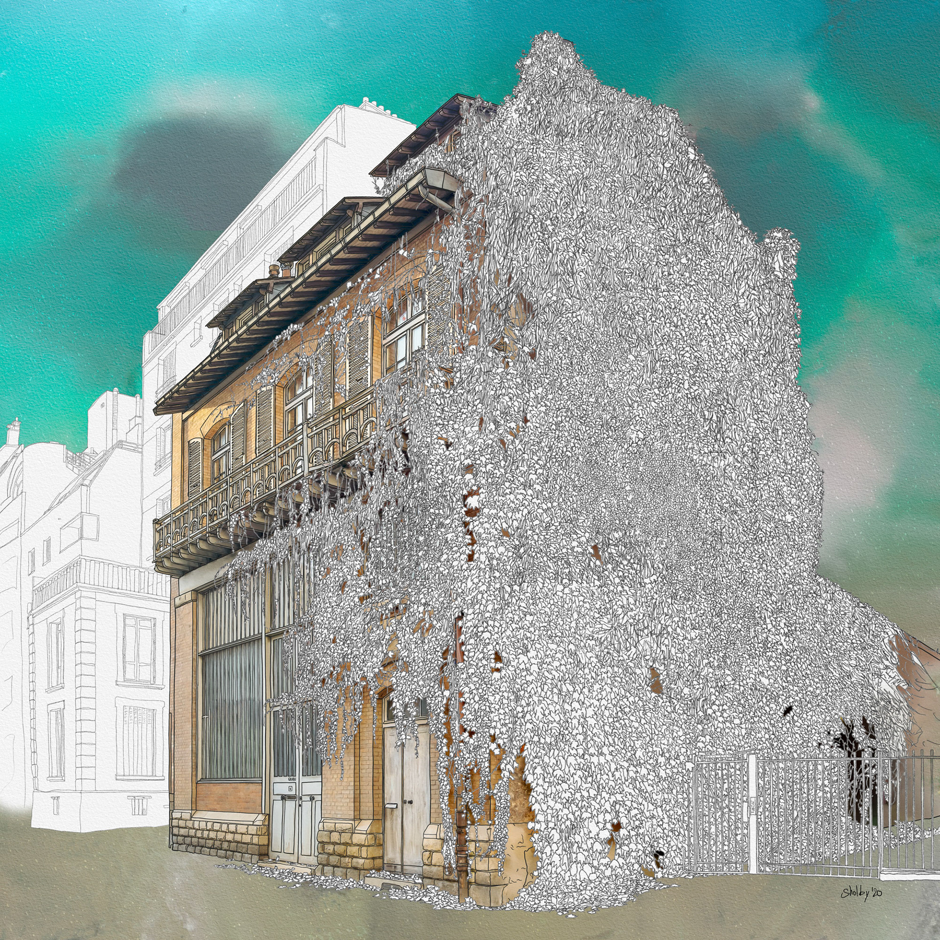 Rue Gager-Gabillot (60x60)