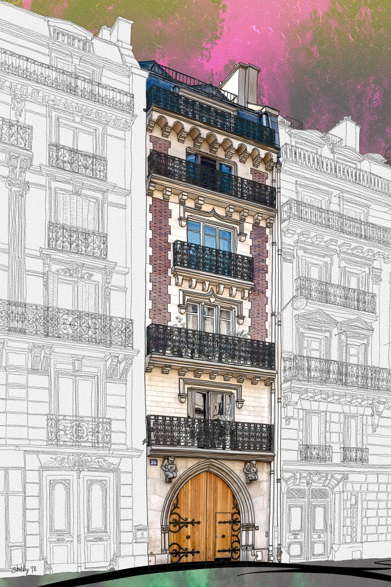 Rue Gay Lussac (60x40)