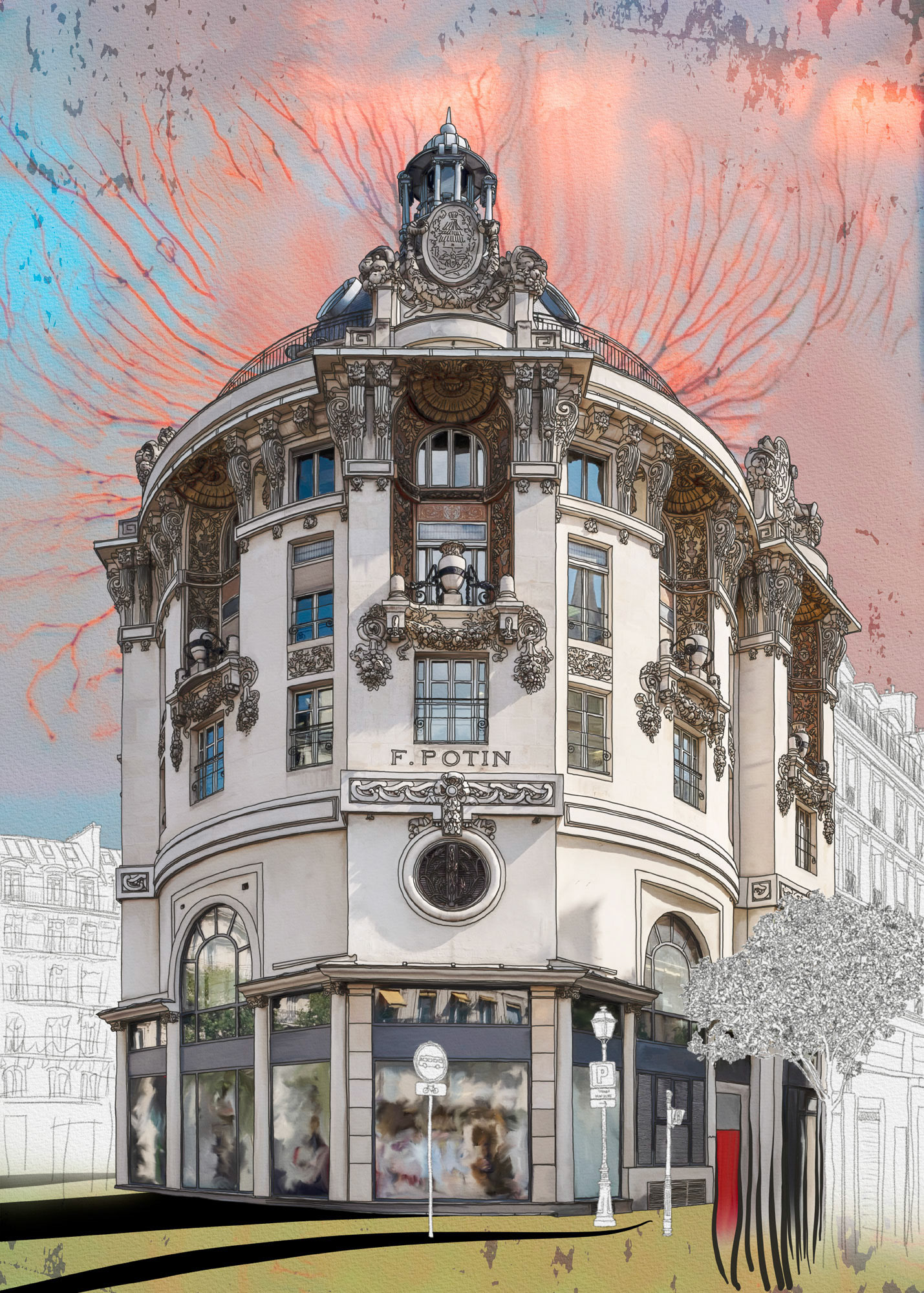 Rue Réaumur (70x50)