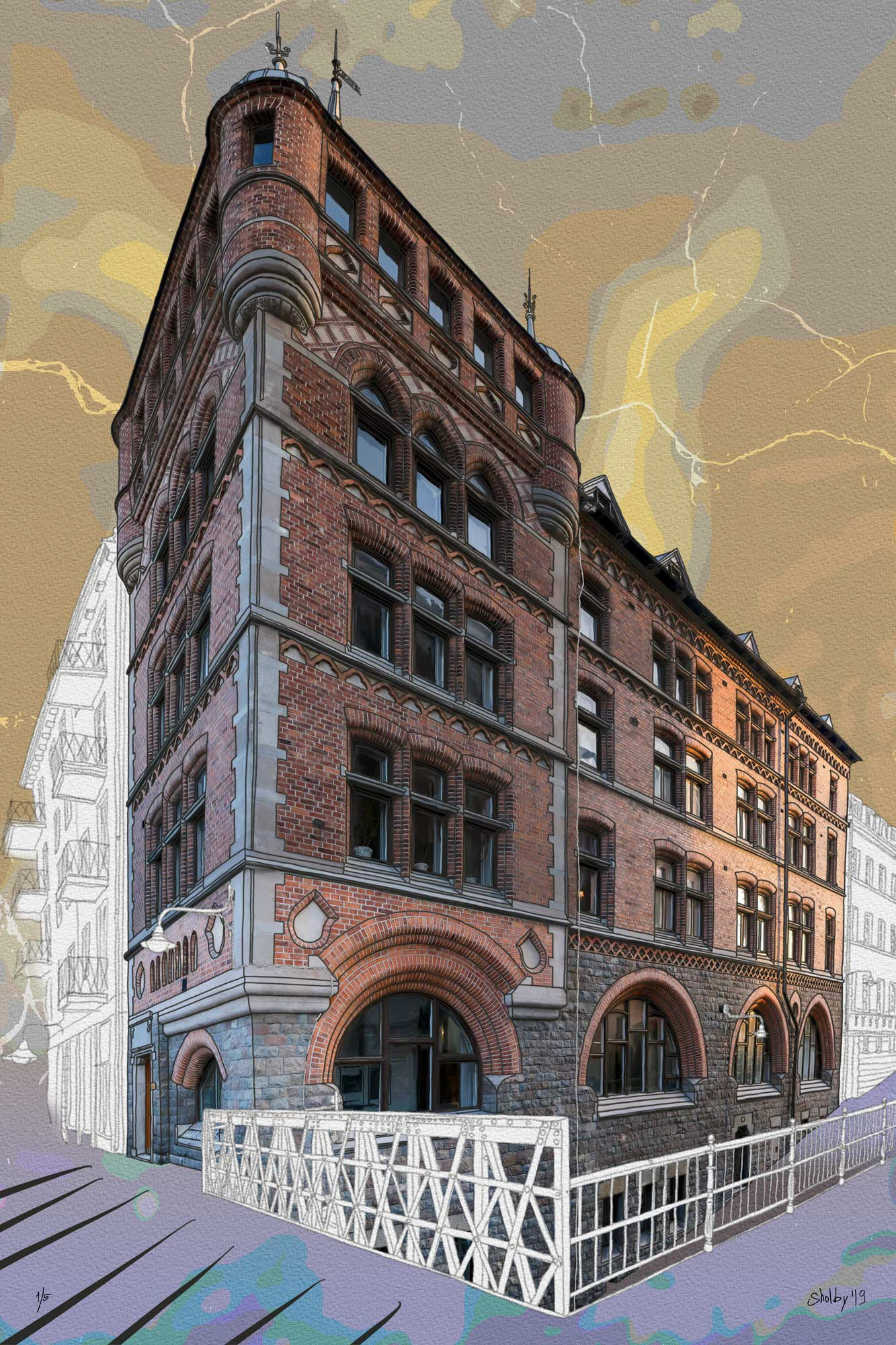 Bastugatan, Stockholm (60x40)