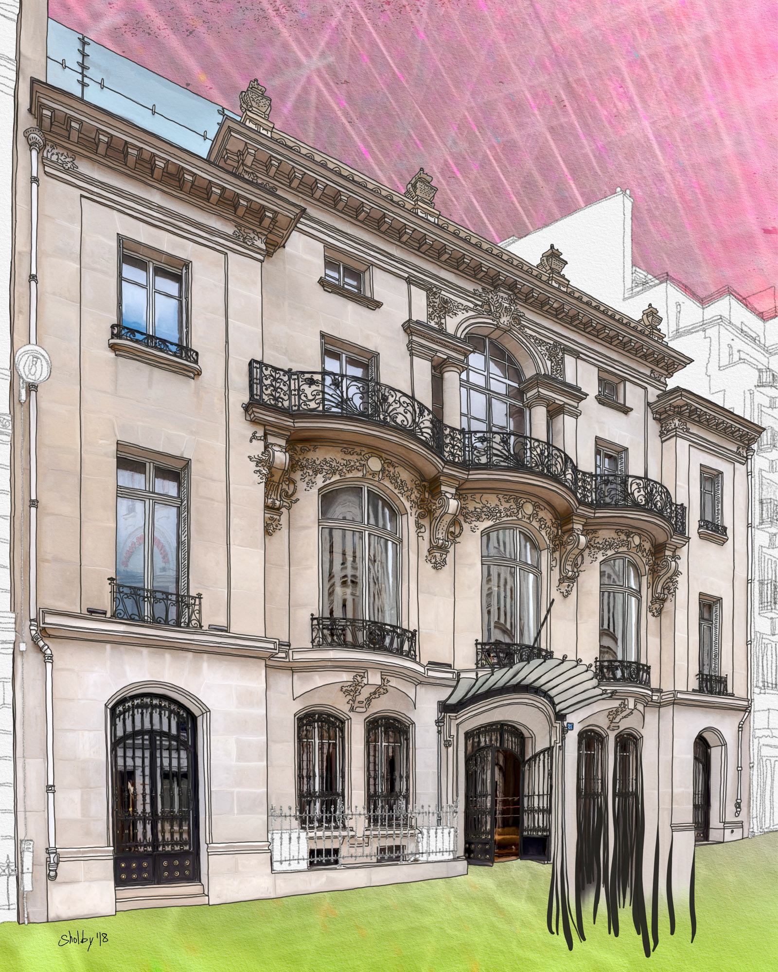 Rue Blanche (50x40)