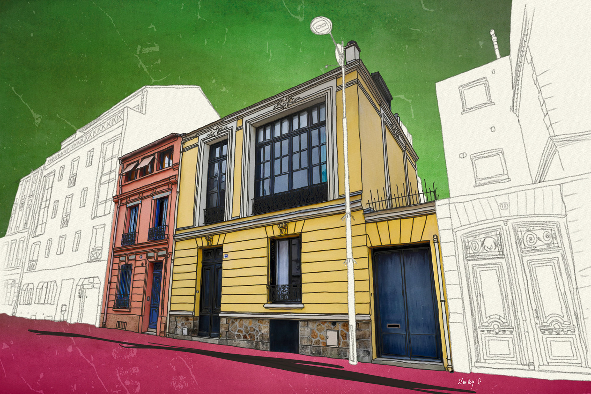 Rue des Artistes /2 (40x60)