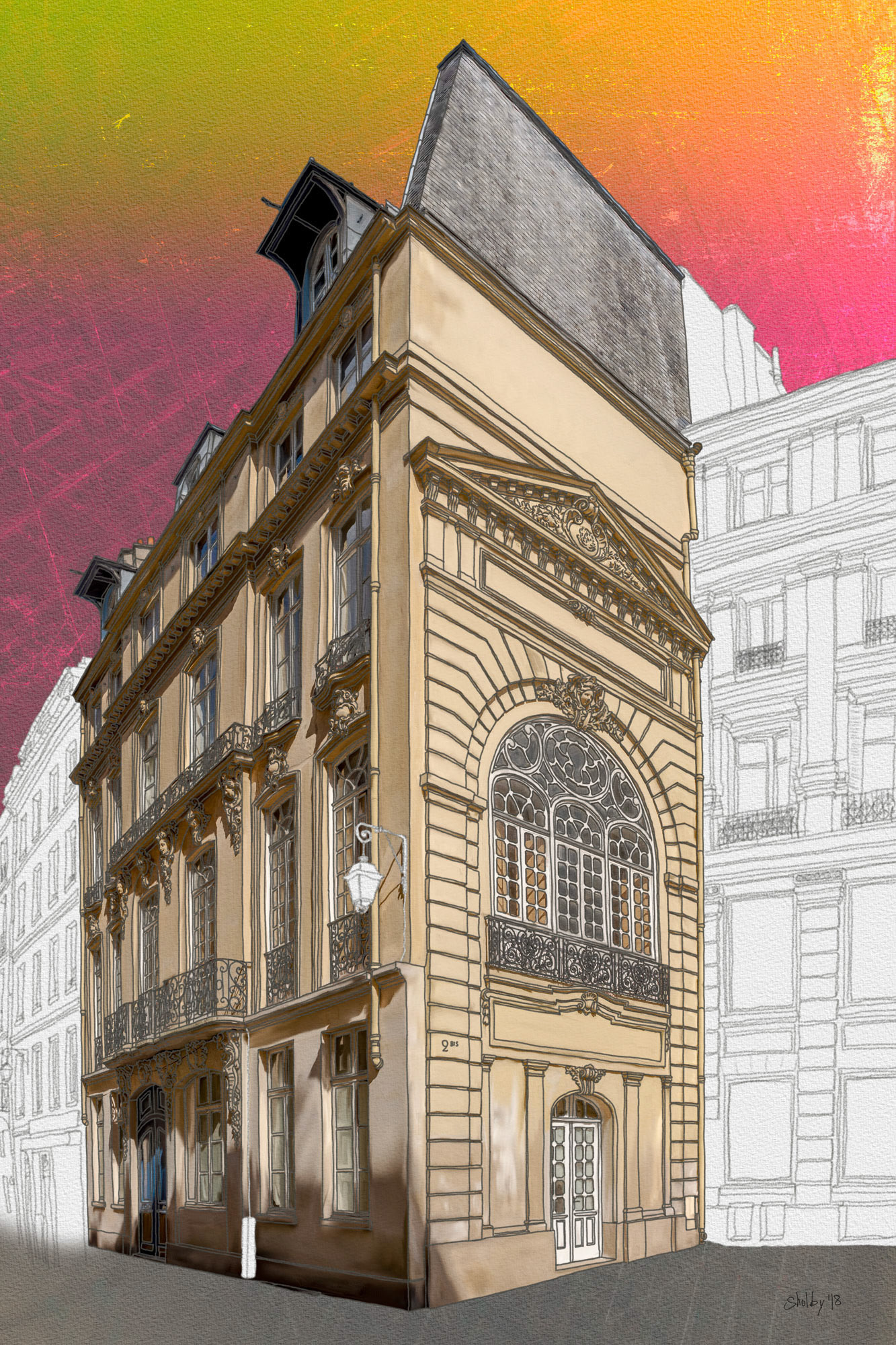 Rue de la Jussienne (60x40)