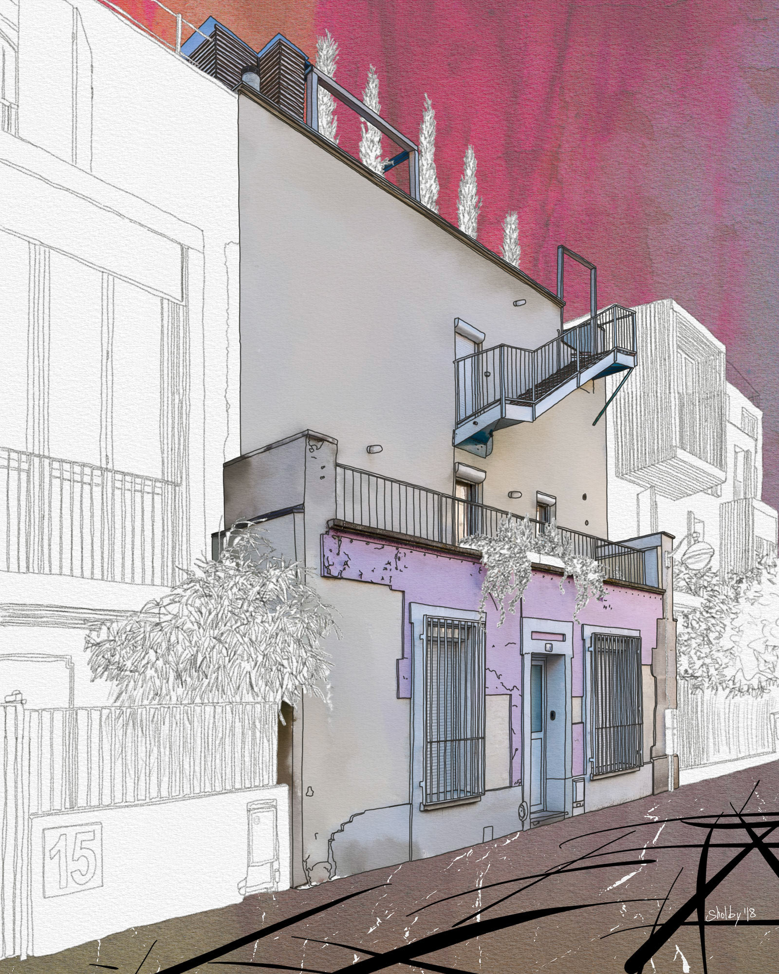 Rue du Nord (50x40)
