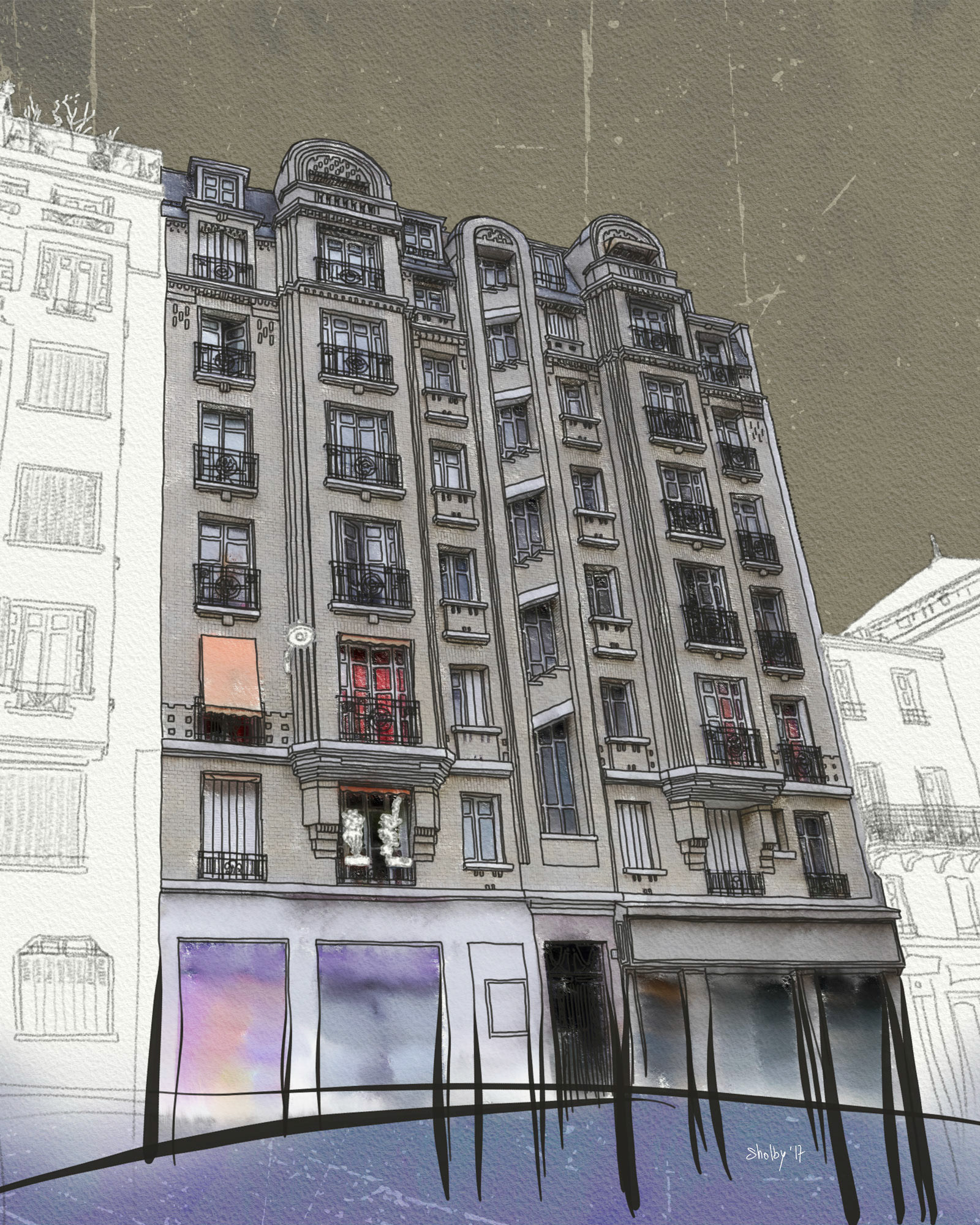 Rue de l'Assomption (50x40)