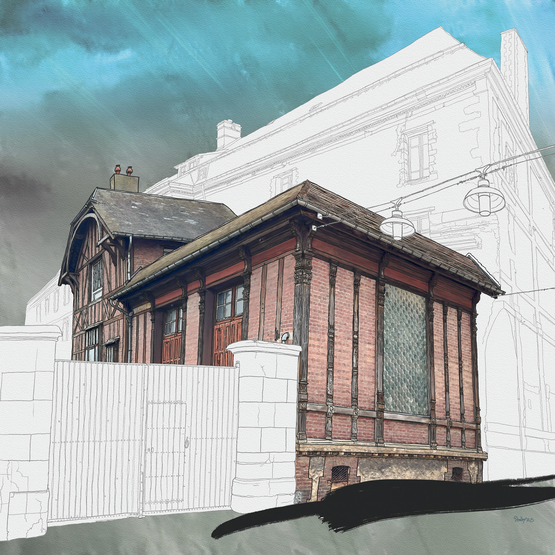 Fécamp - Rue Jacques Huet (70x70)