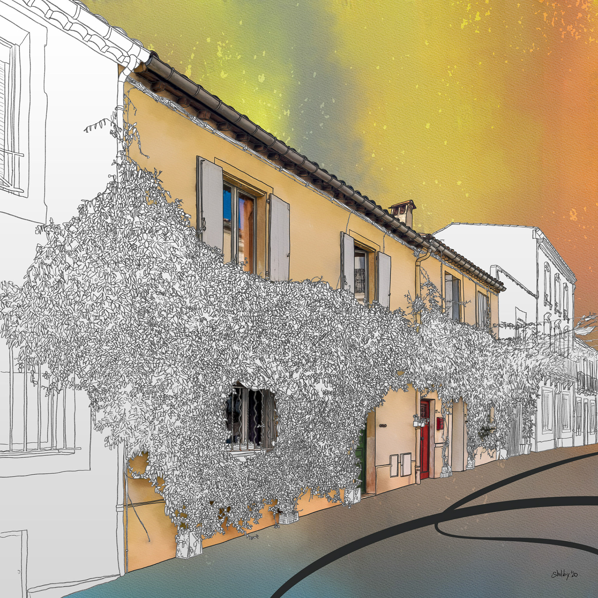 Rue de Lorraine (60x60)