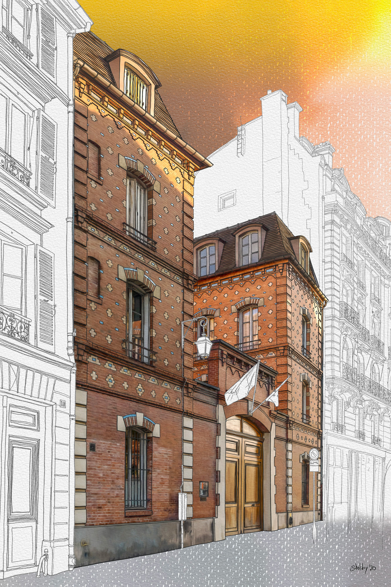 Rue Chanoinesse 2 (60x40)