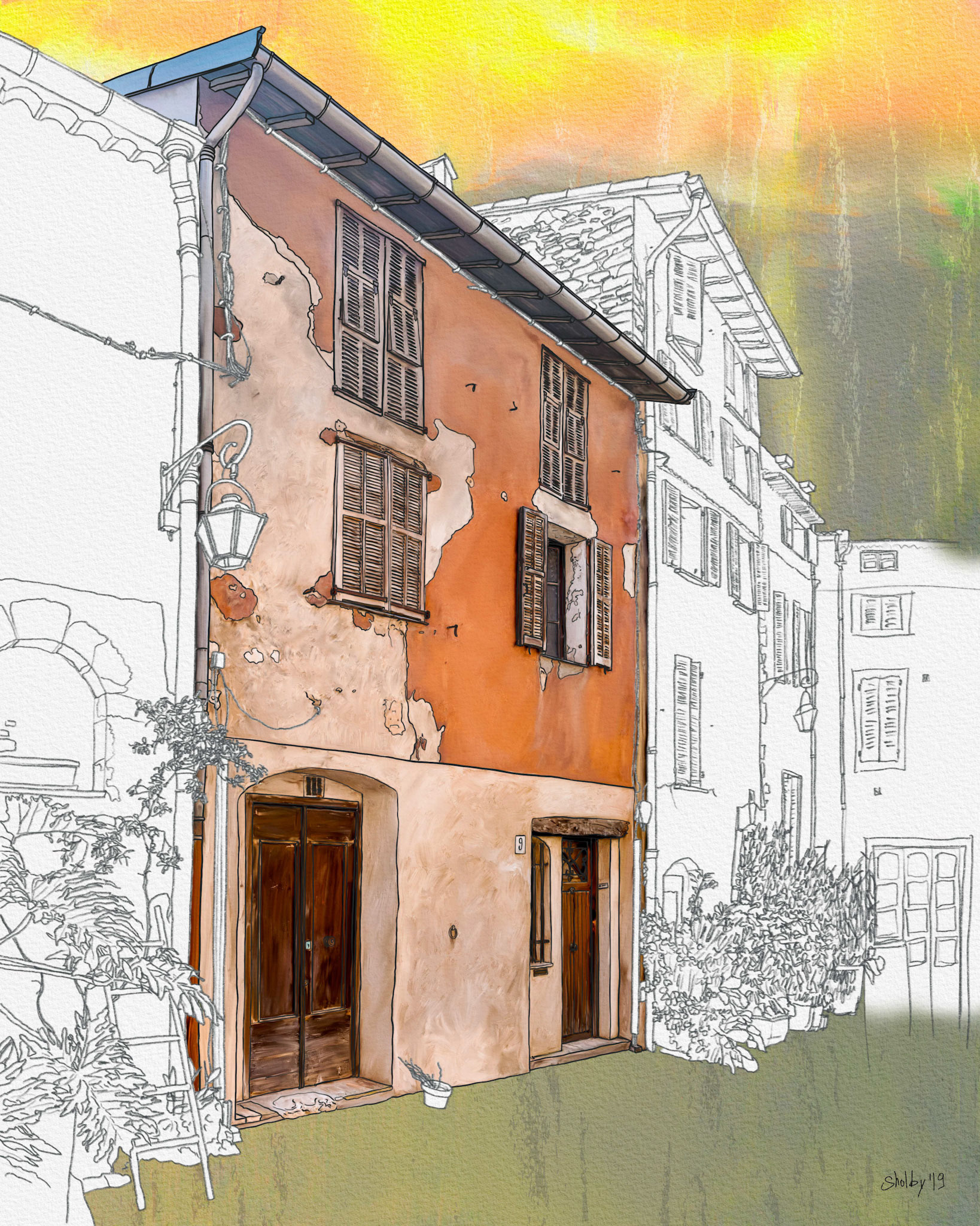 Rue de la Coste /1 (50x40)