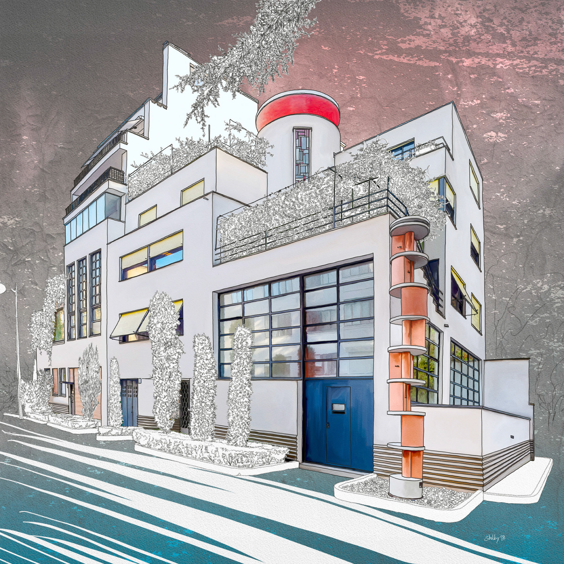 Rue Mallet Stevens /1 (70x70)