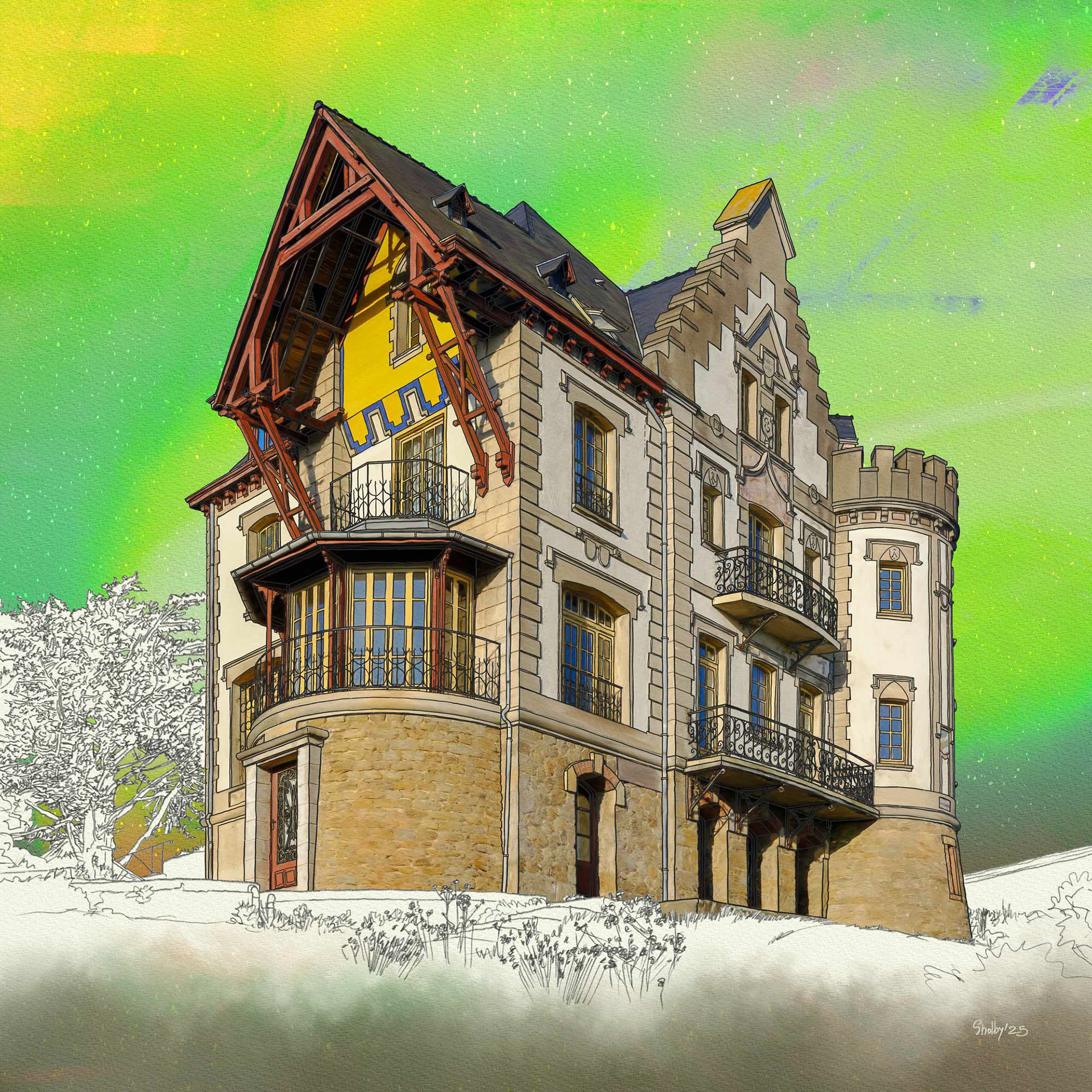 Saint-Lunaire - Boulevard Général de Gaulle (50x50)