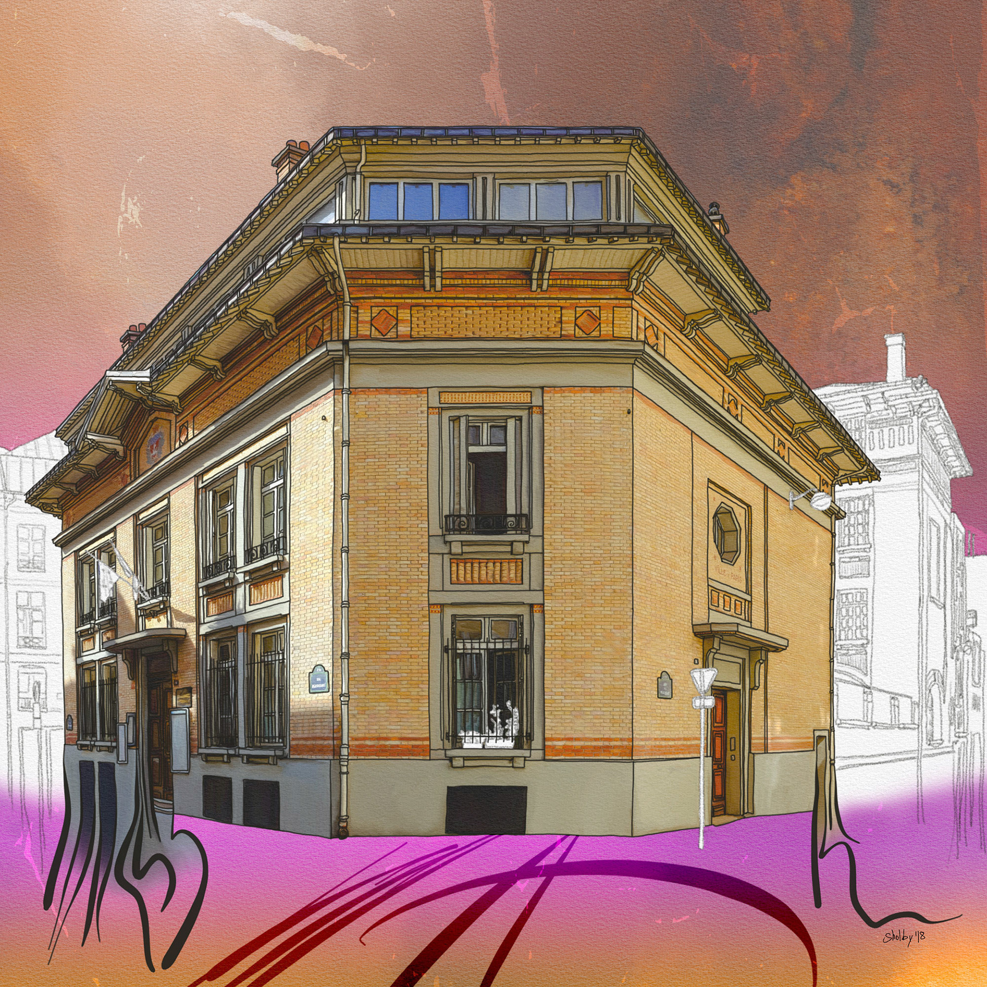 Rue Beauregard (60x60)