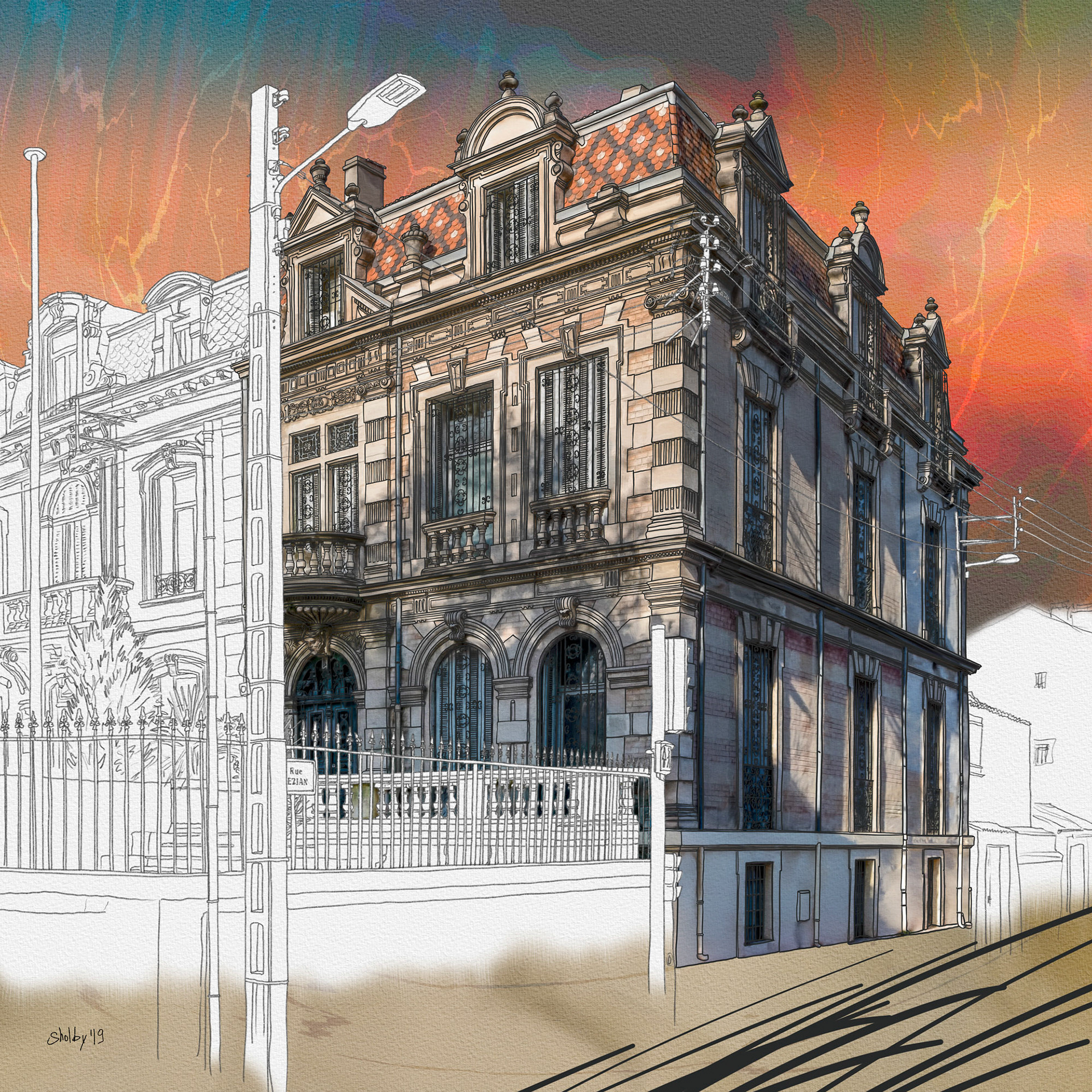 Boulevard des Arceaux (50x50)