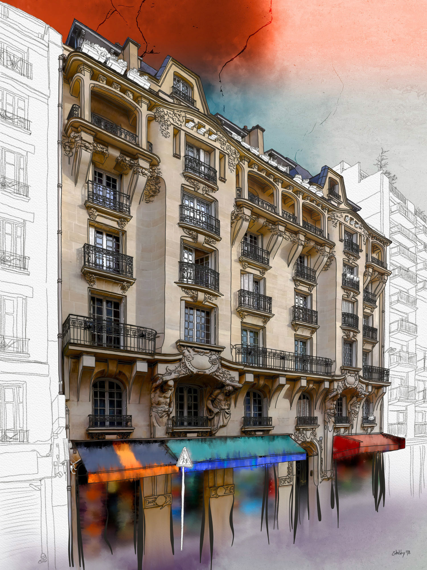 Rue de Charenton /1 (80x60)