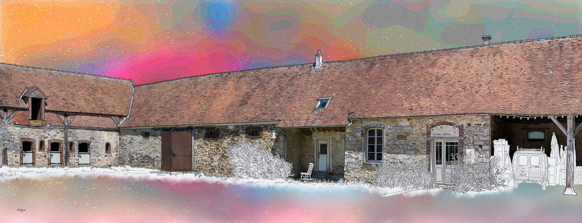 Gastins - ferme de Vaux (50x130)