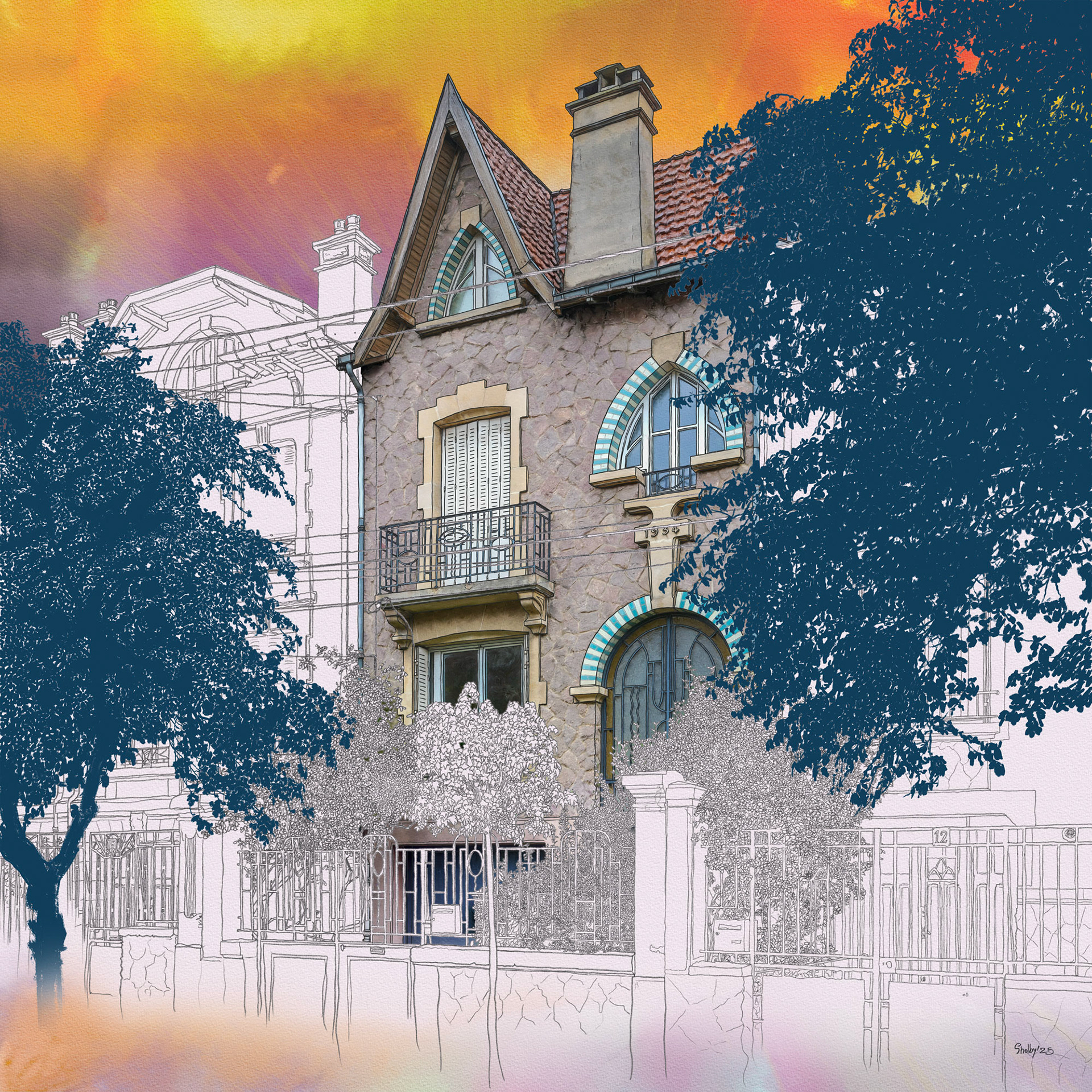 Saint-Max - Rue Paul Doumer (70x70)